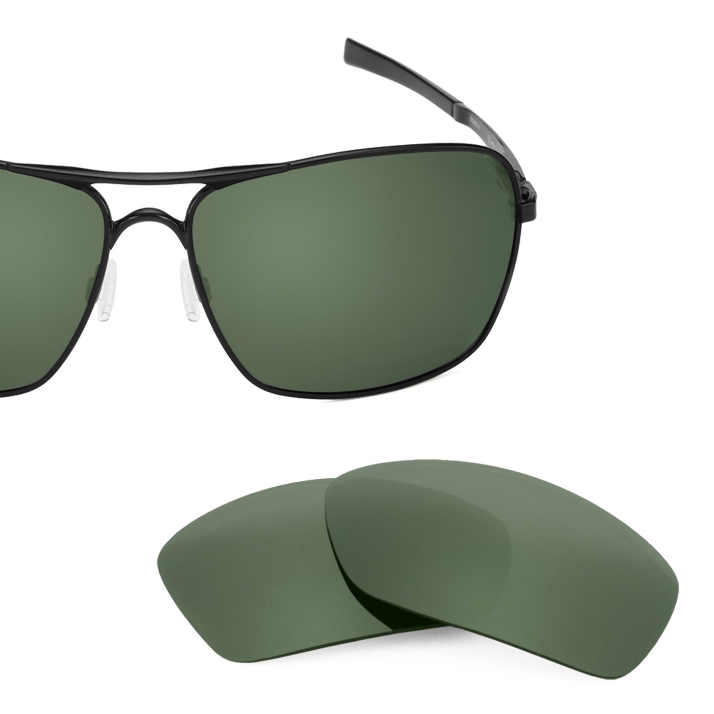 Revant replacement lenses for Oakley Plaintiff Squared Polarized Gray Green