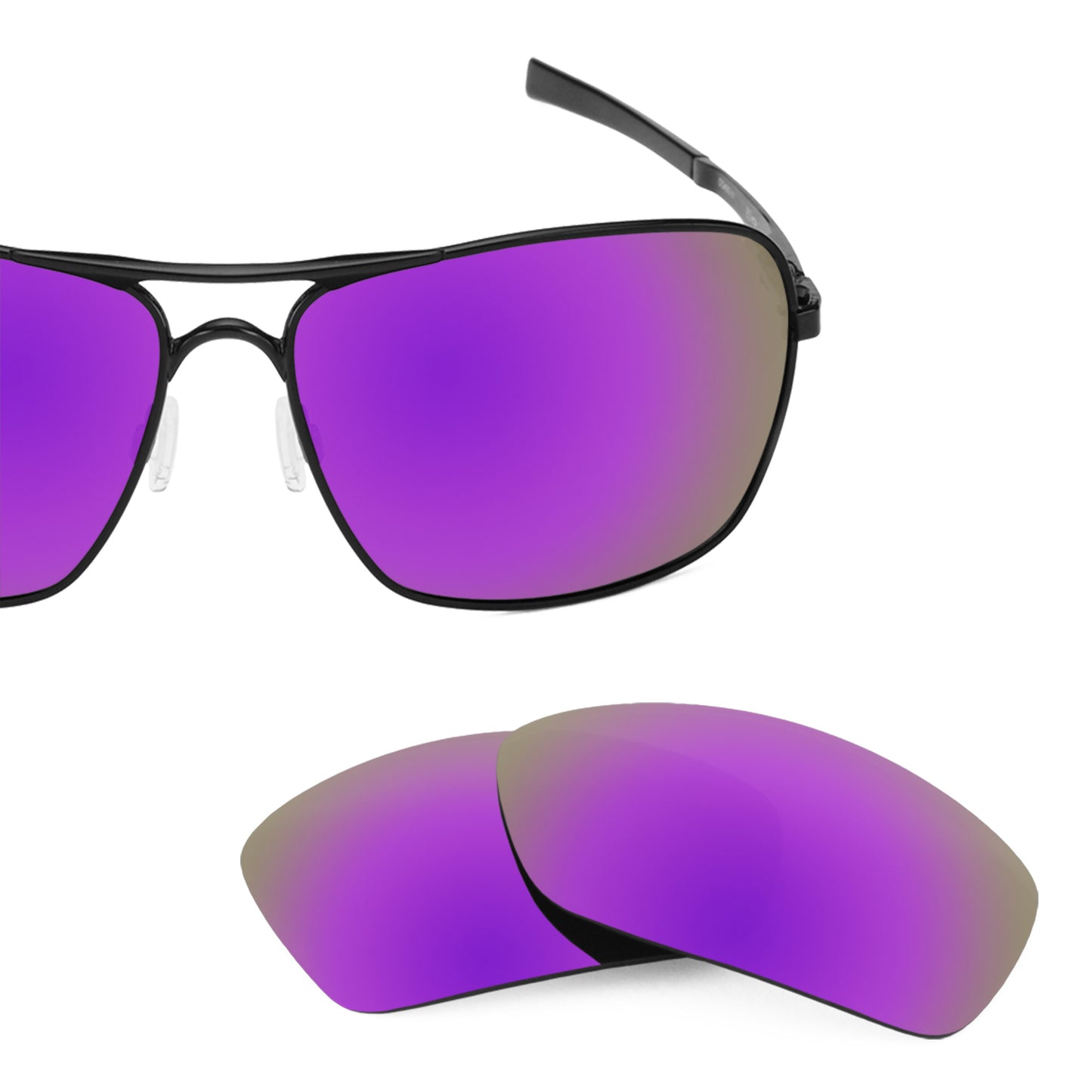 Revant replacement lenses for Oakley Plaintiff Squared Elite Polarized Plasma Purple