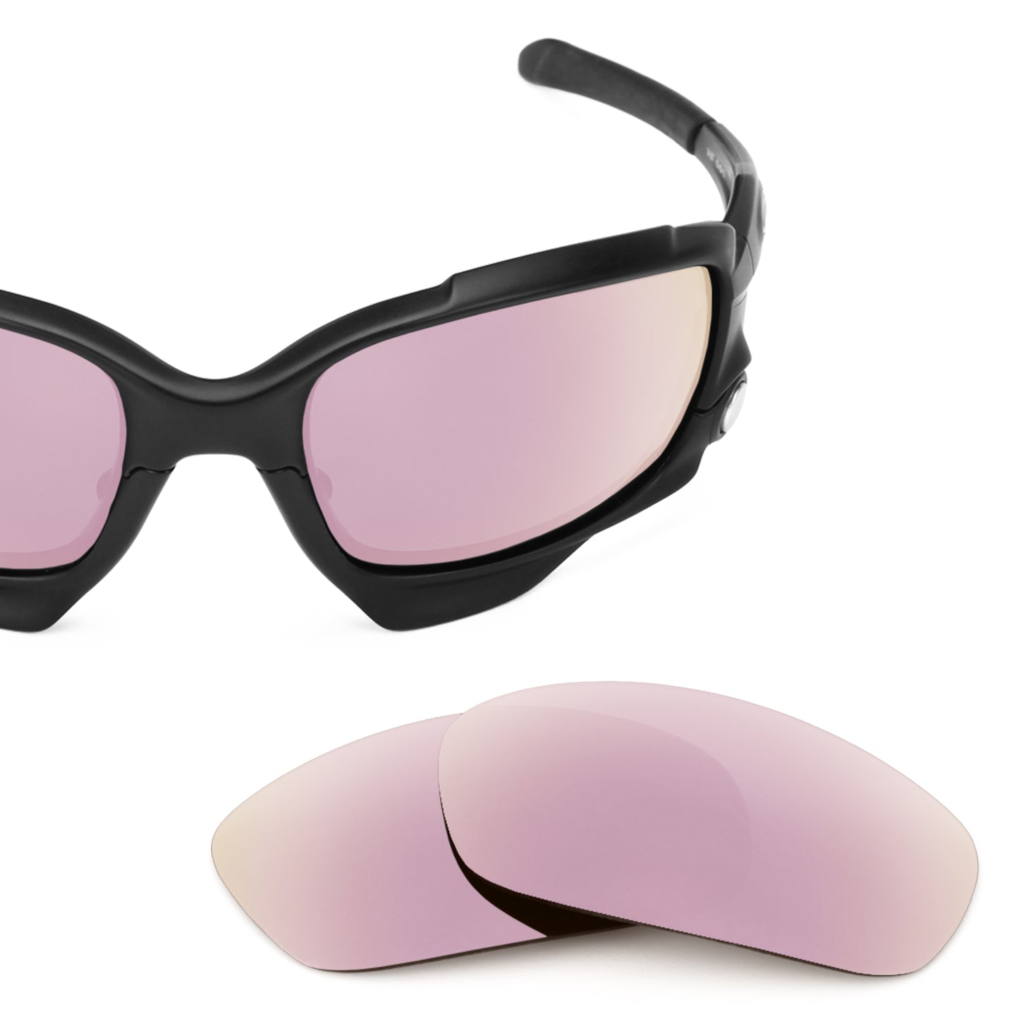 Revant replacement lenses for Oakley Racing Jacket (Low Bridge Fit) Non-Polarized Rose Gold