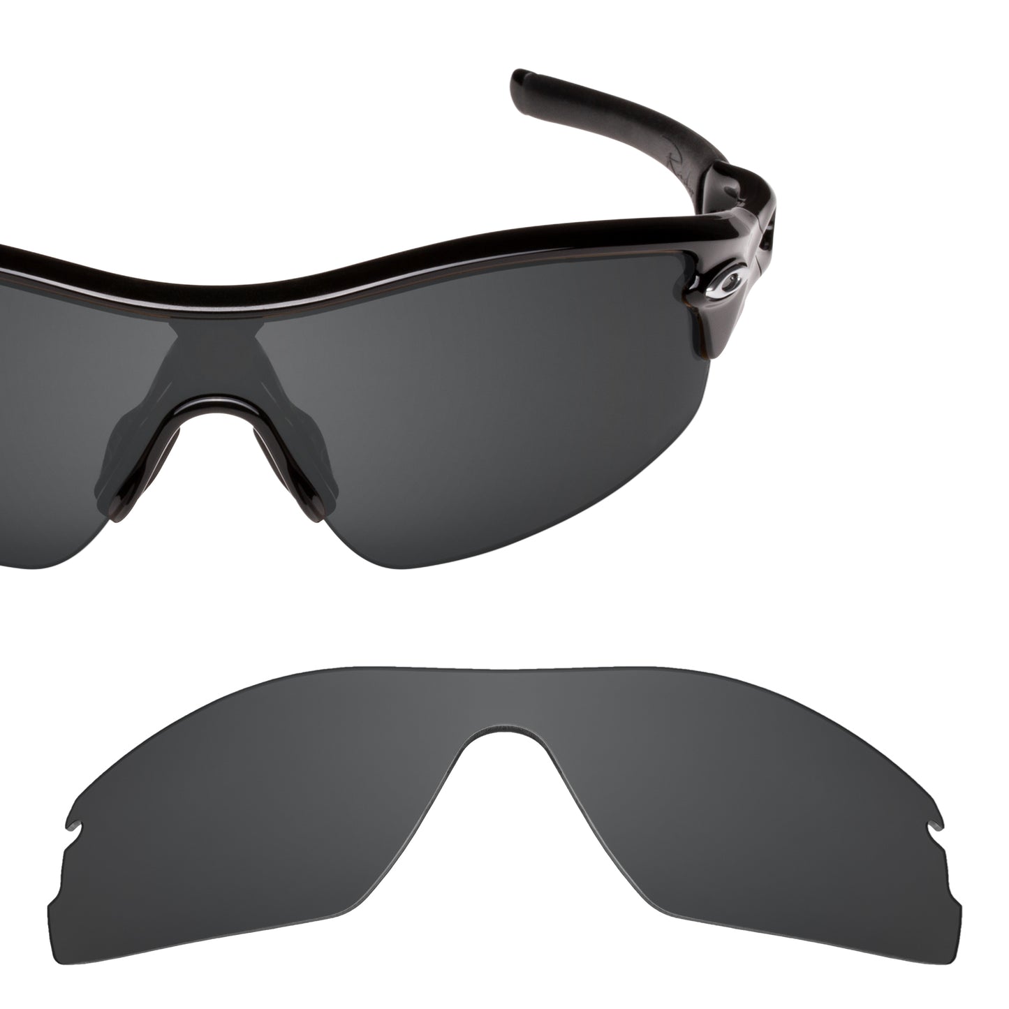 Revant replacement lenses for Oakley Radar Pitch Polarized Stealth Black