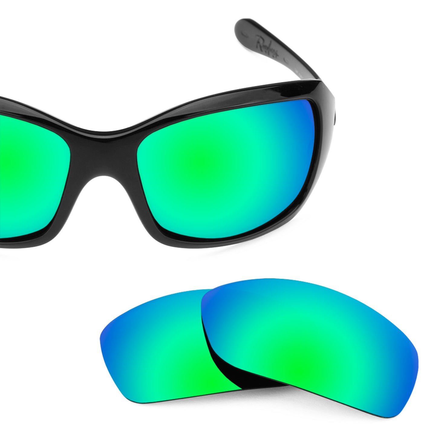 Revant replacement lenses for Oakley Ravishing Elite Polarized Emerald Green