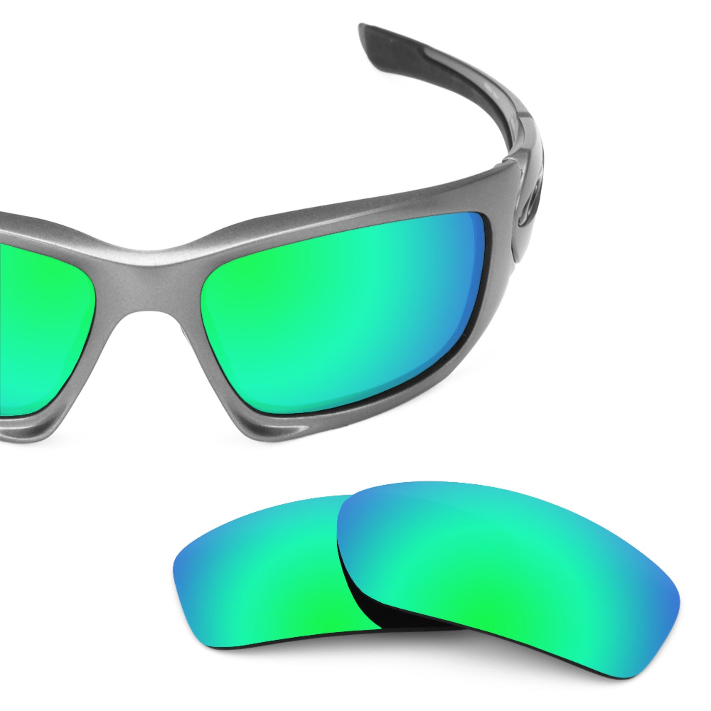 Revant replacement lenses for Oakley Scalpel Non-Polarized Emerald Green
