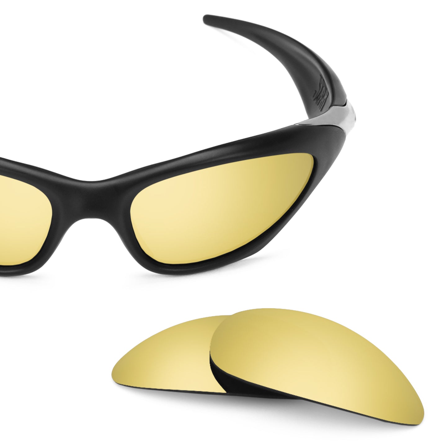 Revant replacement lenses for Oakley Scar Elite Polarized Flare Gold