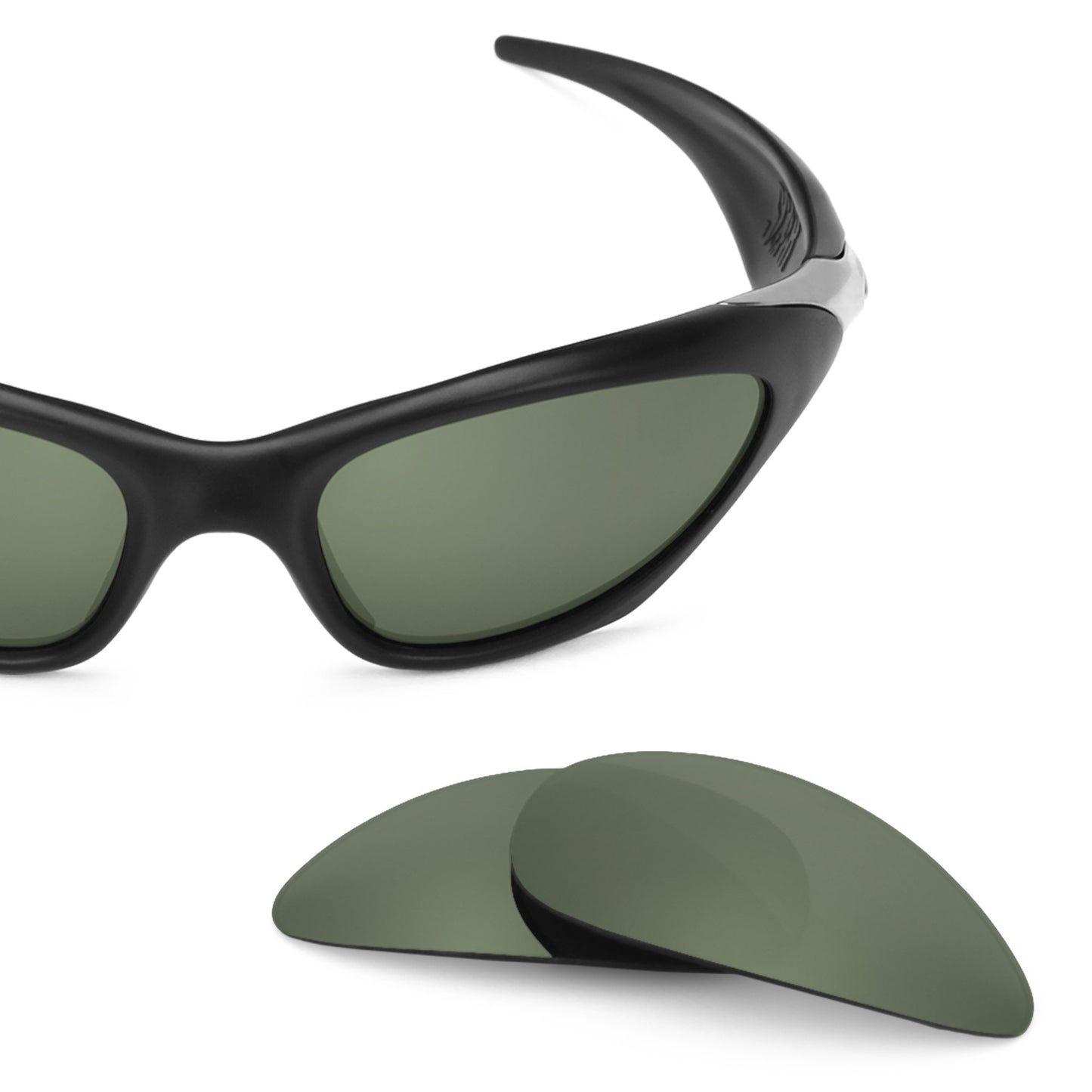 Revant replacement lenses for Oakley Scar Elite Polarized Gray Green