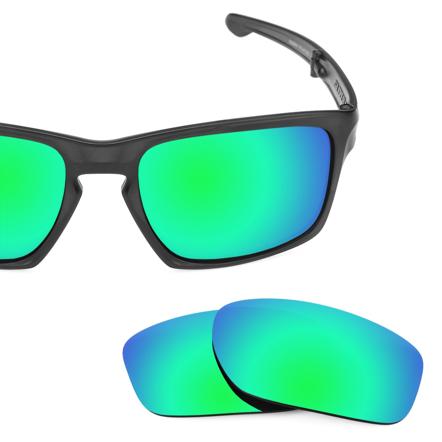 Revant replacement lenses for Oakley Sliver F Non-Polarized Emerald Green
