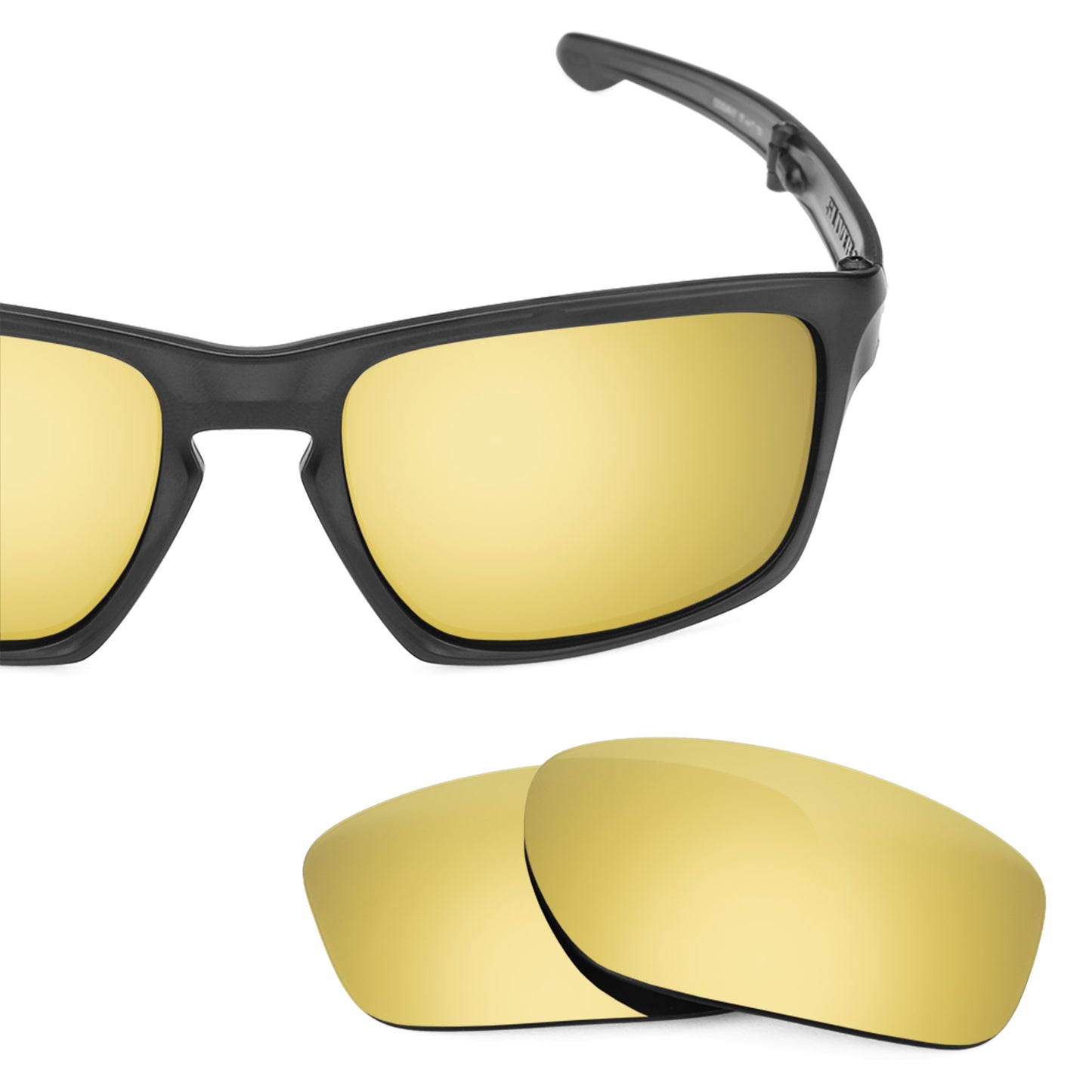 Revant replacement lenses for Oakley Sliver F Non-Polarized Flare Gold