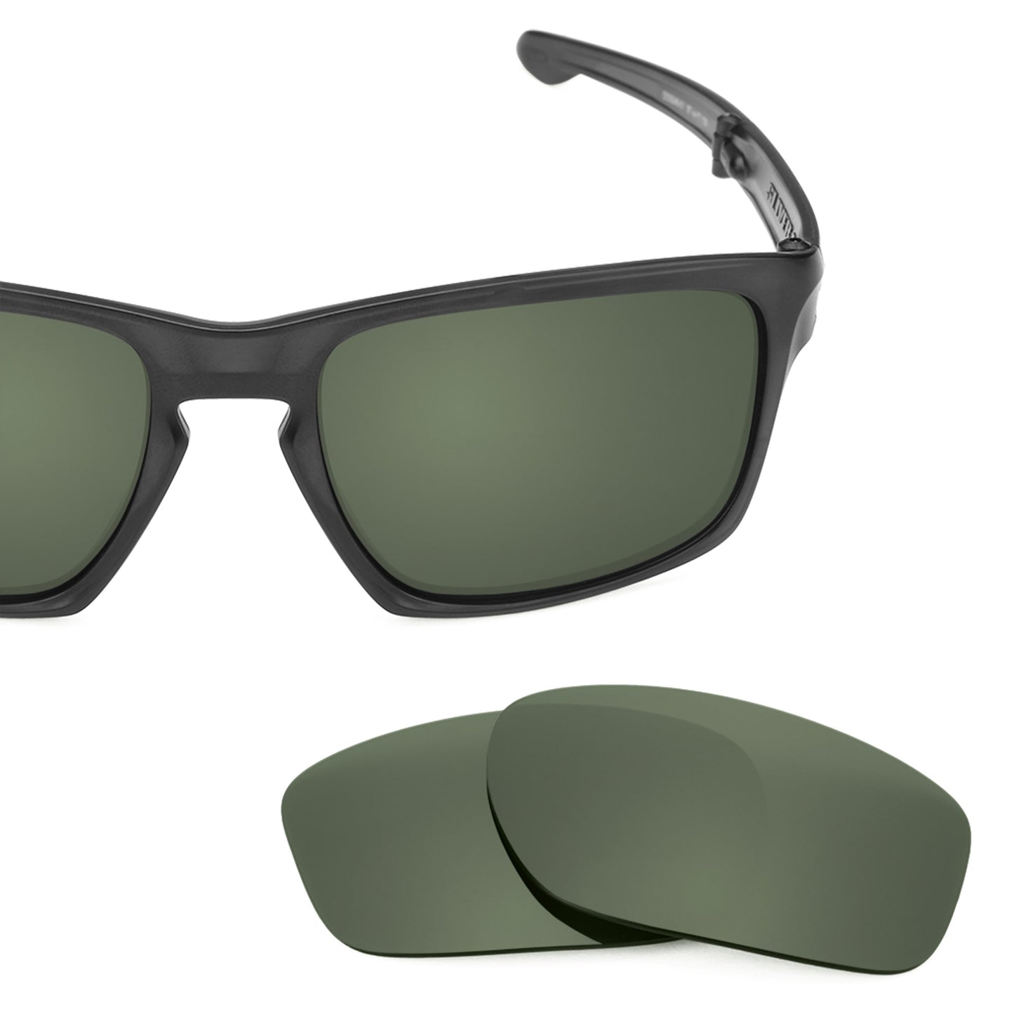 Revant replacement lenses for Oakley Sliver F Non-Polarized Gray Green