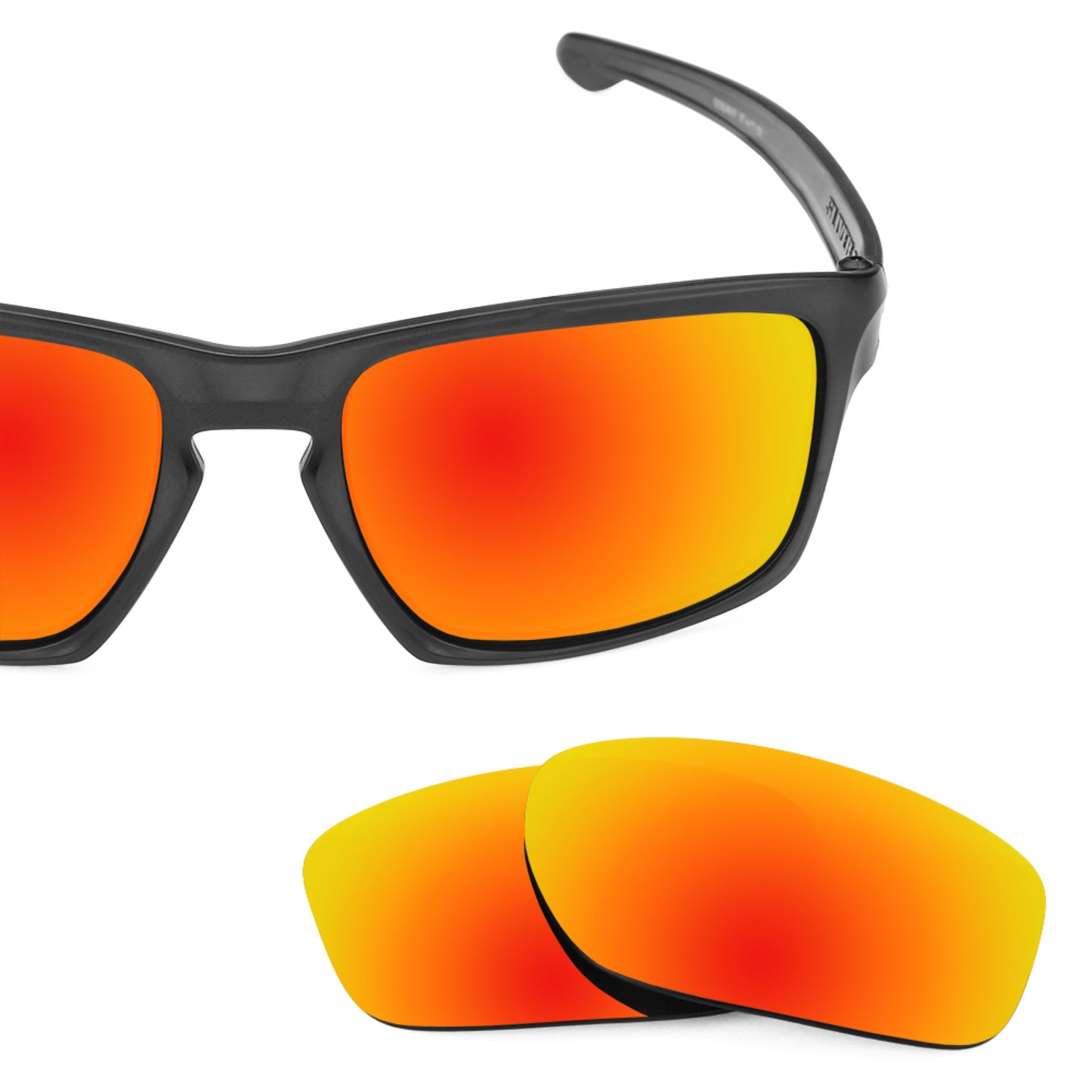 Revant replacement lenses for Oakley Sliver Non-Polarized Fire Red