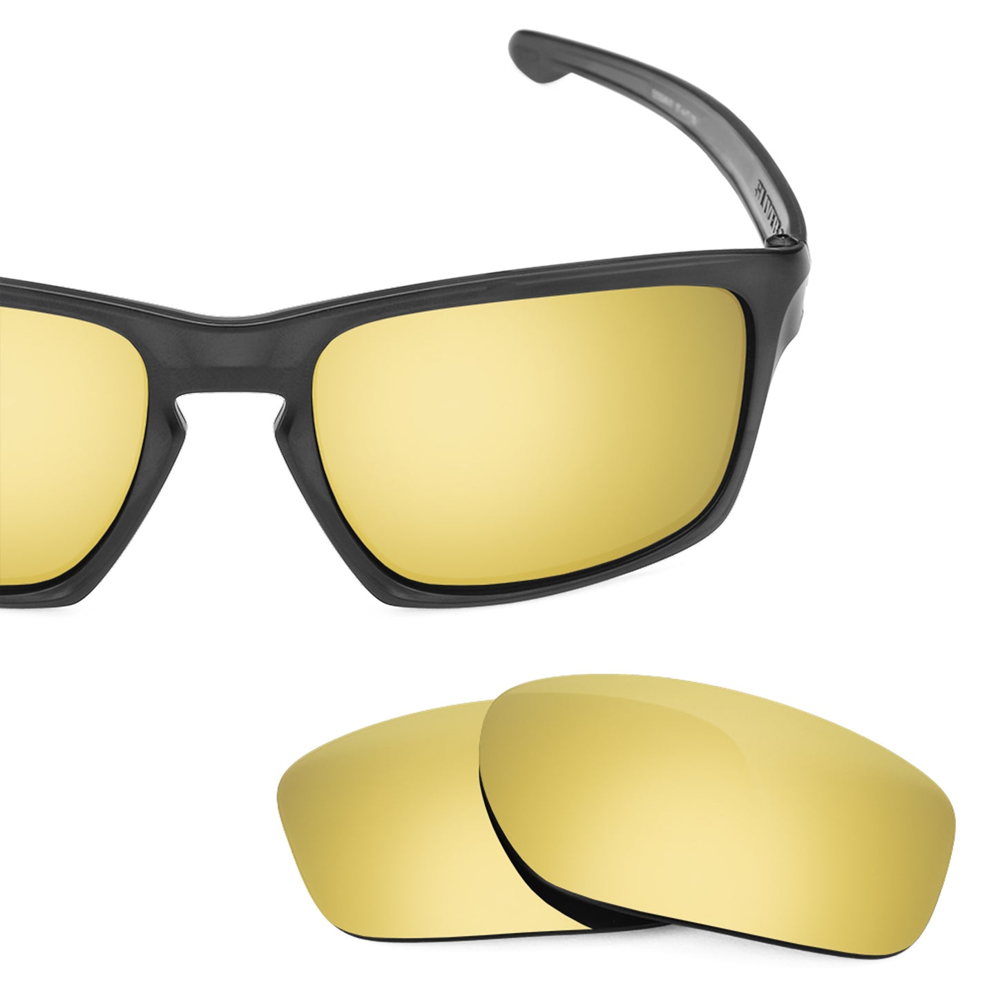 Revant replacement lenses for Oakley Sliver Elite Polarized Flare Gold