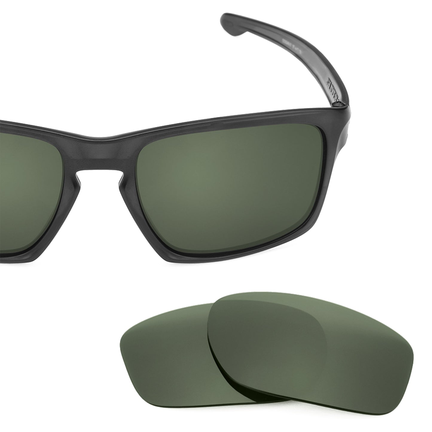 Revant replacement lenses for Oakley Sliver Elite Polarized Gray Green