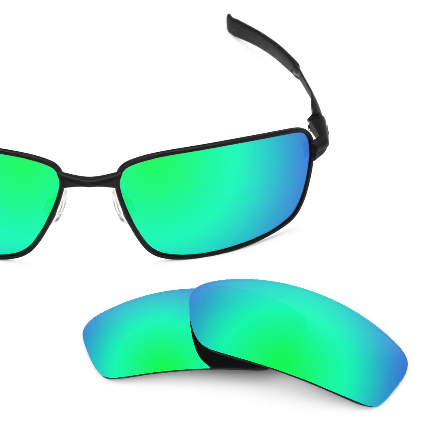 Revant replacement lenses for Oakley Splinter Elite Polarized Emerald Green