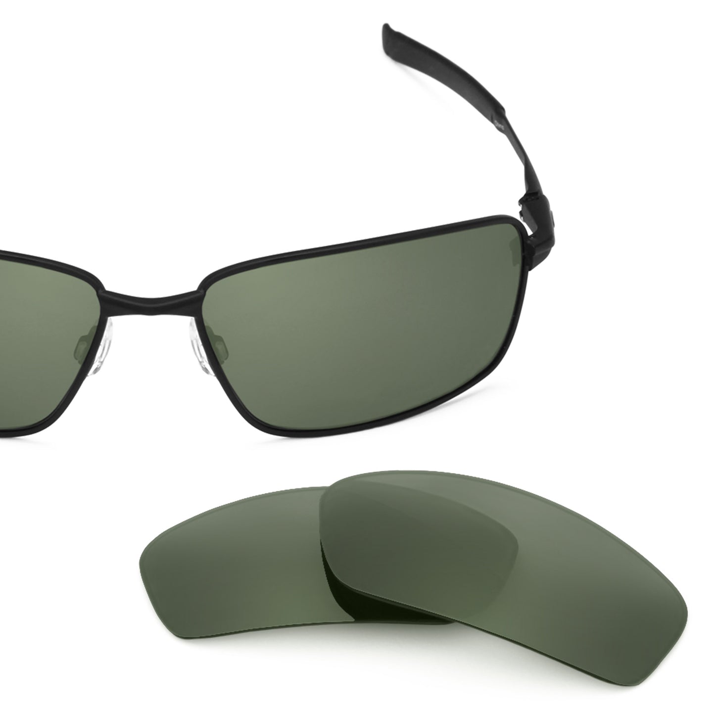 Revant replacement lenses for Oakley Splinter Elite Polarized Gray Green
