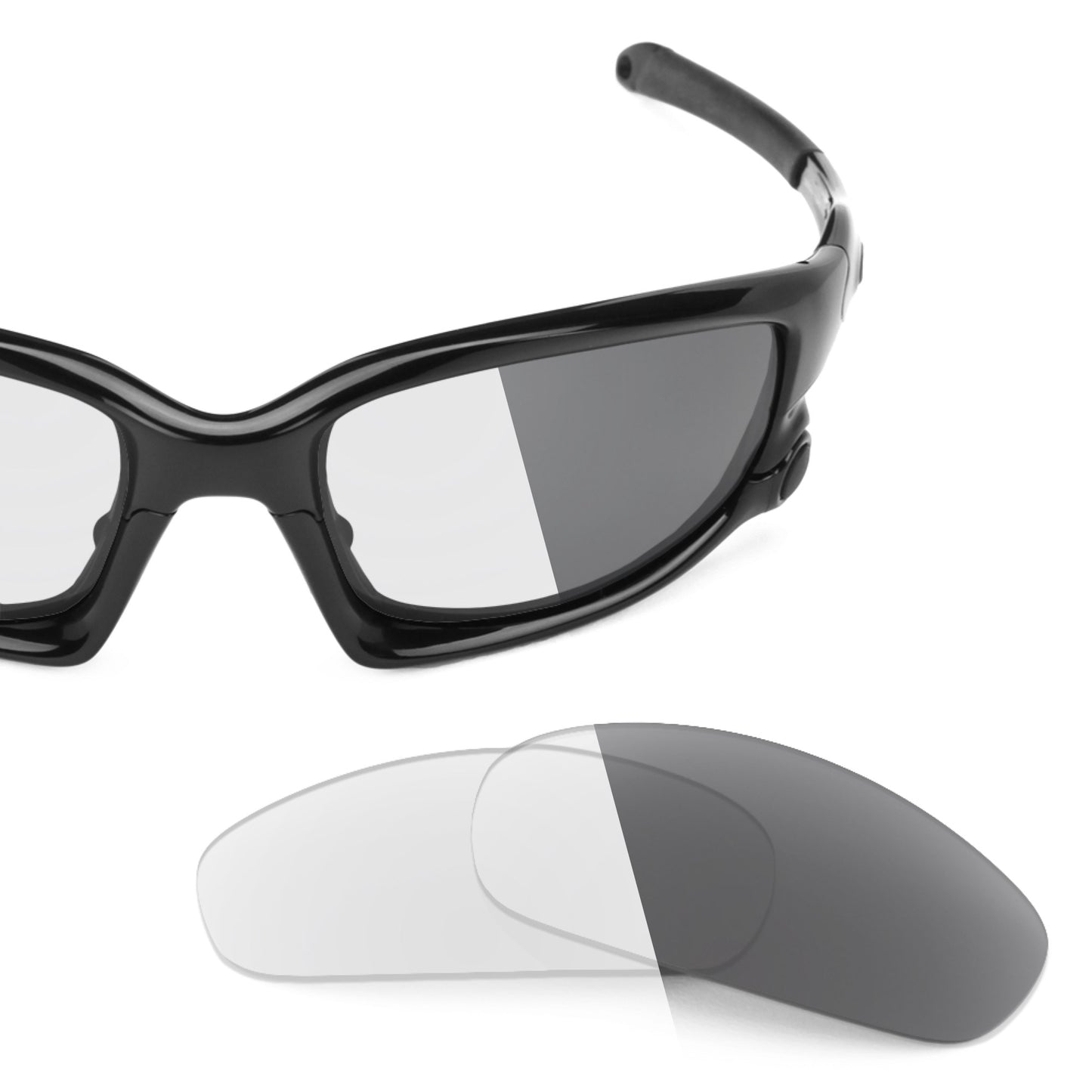 Revant replacement lenses for Oakley Split Jacket Non-Polarized Adapt Gray Photochromic