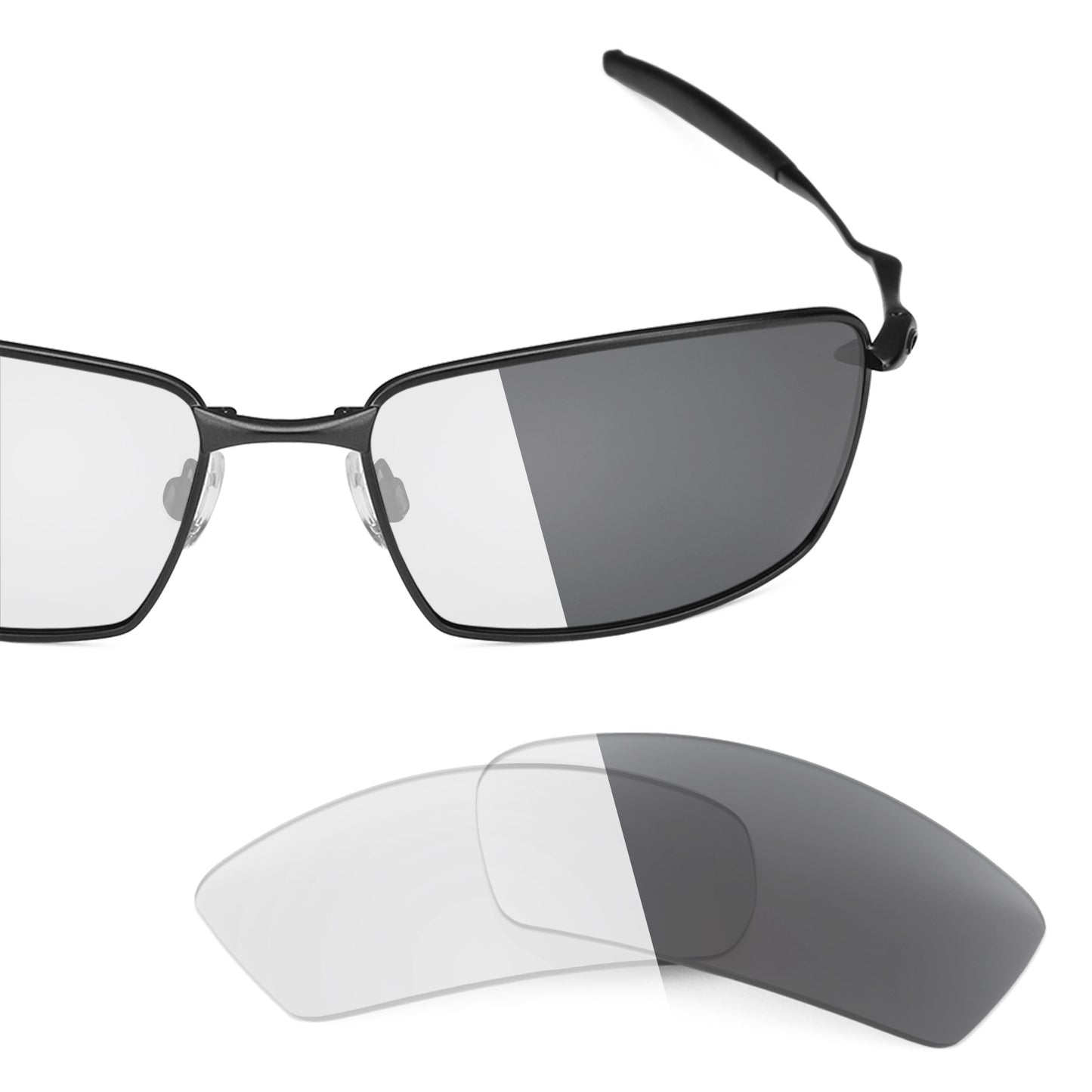 Revant replacement lenses for Oakley Square Whisker Non-Polarized Adapt Gray Photochromic