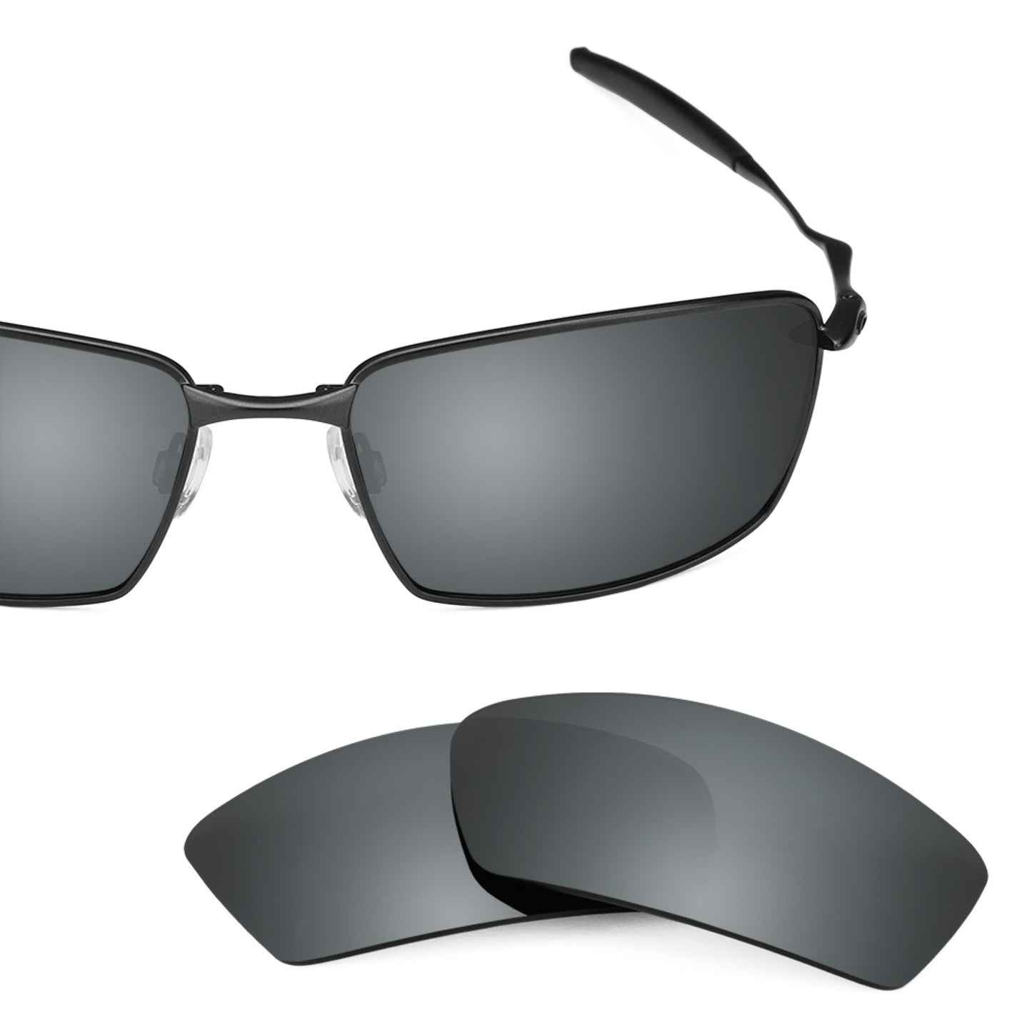 Revant replacement lenses for Oakley Square Whisker Non-Polarized Black Chrome