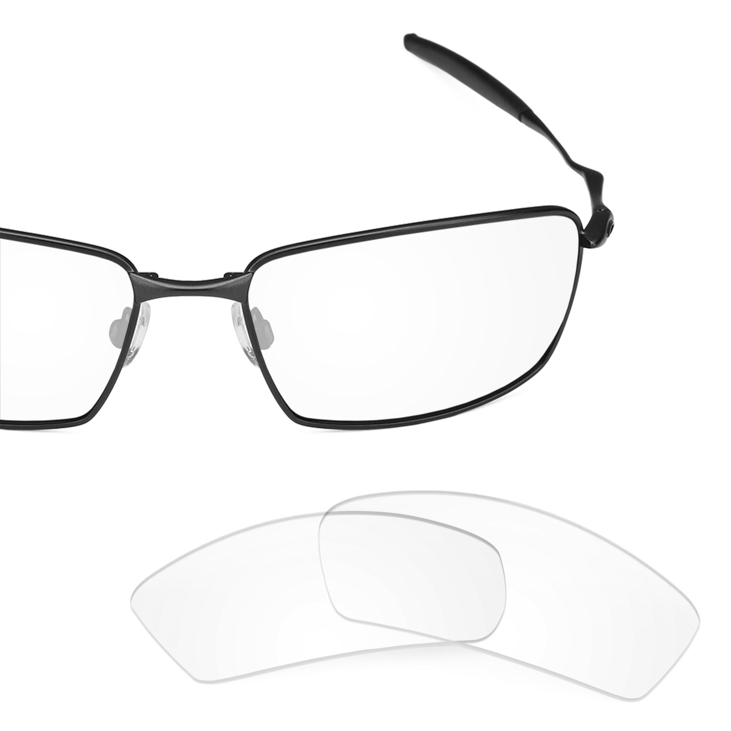 Revant replacement lenses for Oakley Square Whisker Non-Polarized Crystal Clear