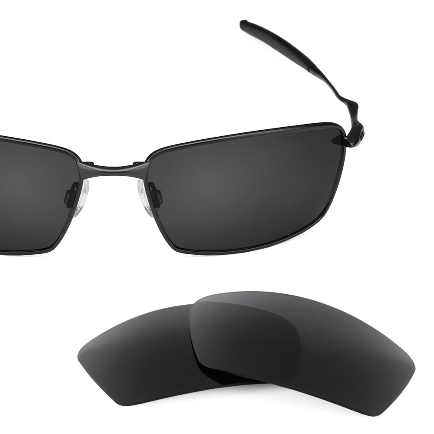 Revant replacement lenses for Oakley Square Whisker Polarized Stealth Black