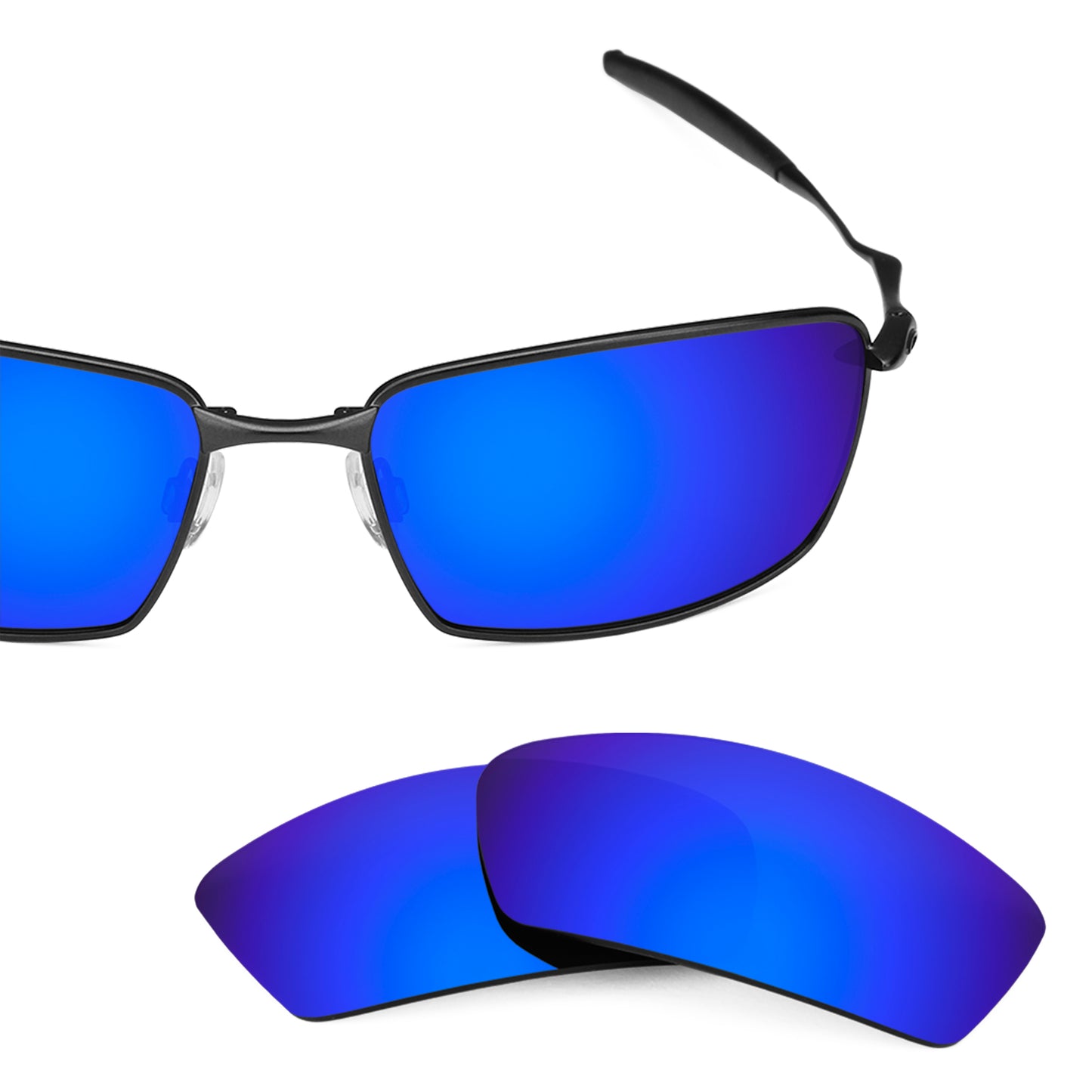 Revant replacement lenses for Oakley Square Whisker Polarized Tidal Blue