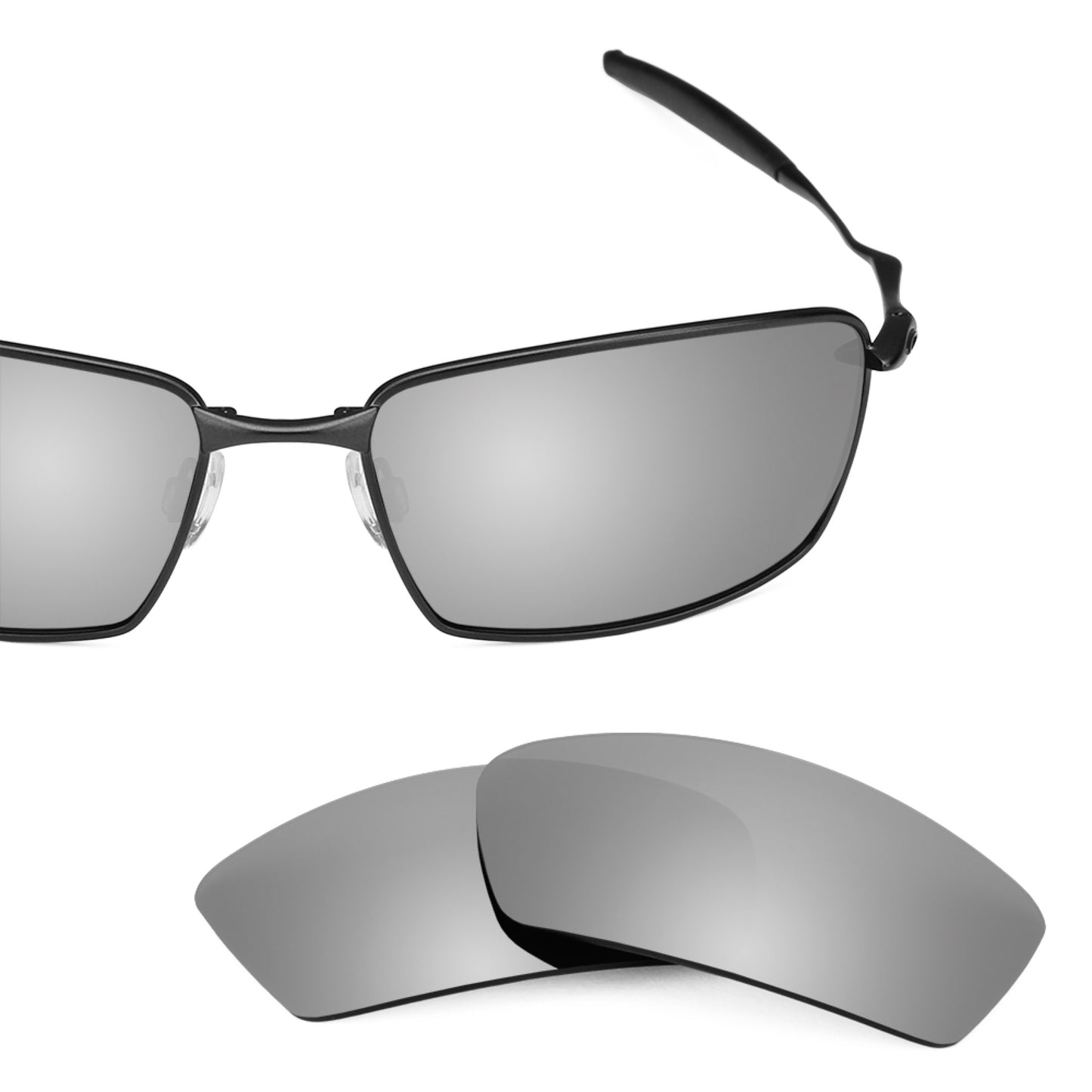 Revant replacement lenses for Oakley Square Whisker Non-Polarized Titanium