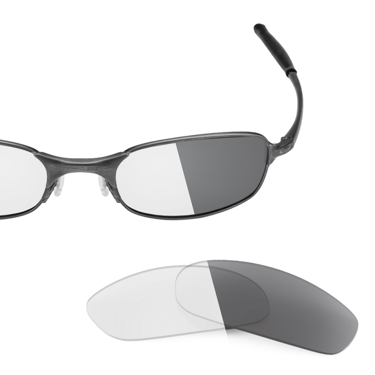 Revant replacement lenses for Oakley Square Wire 2.0 Non-Polarized Adapt Gray Photochromic