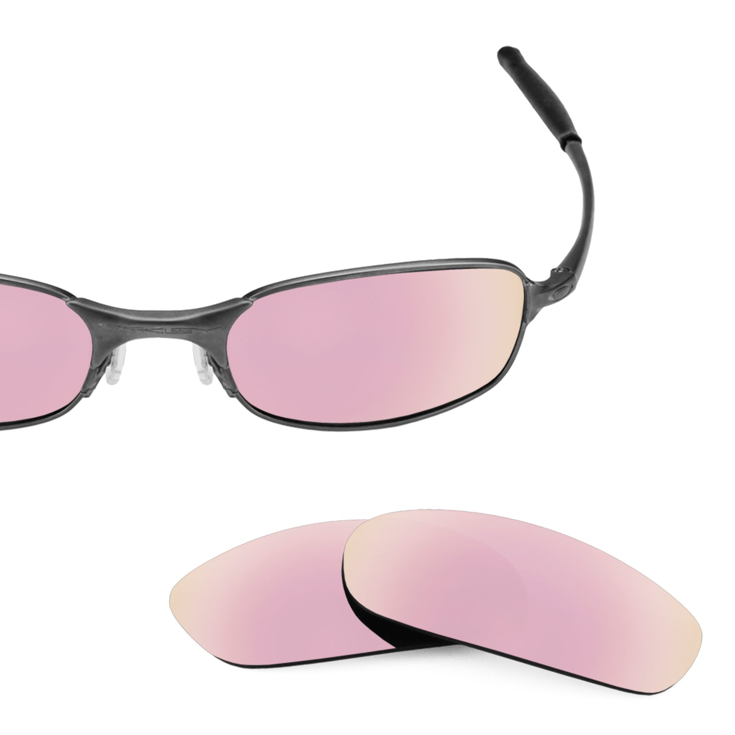 Revant replacement lenses for Oakley Square Wire 2.0 Polarized Rose Gold