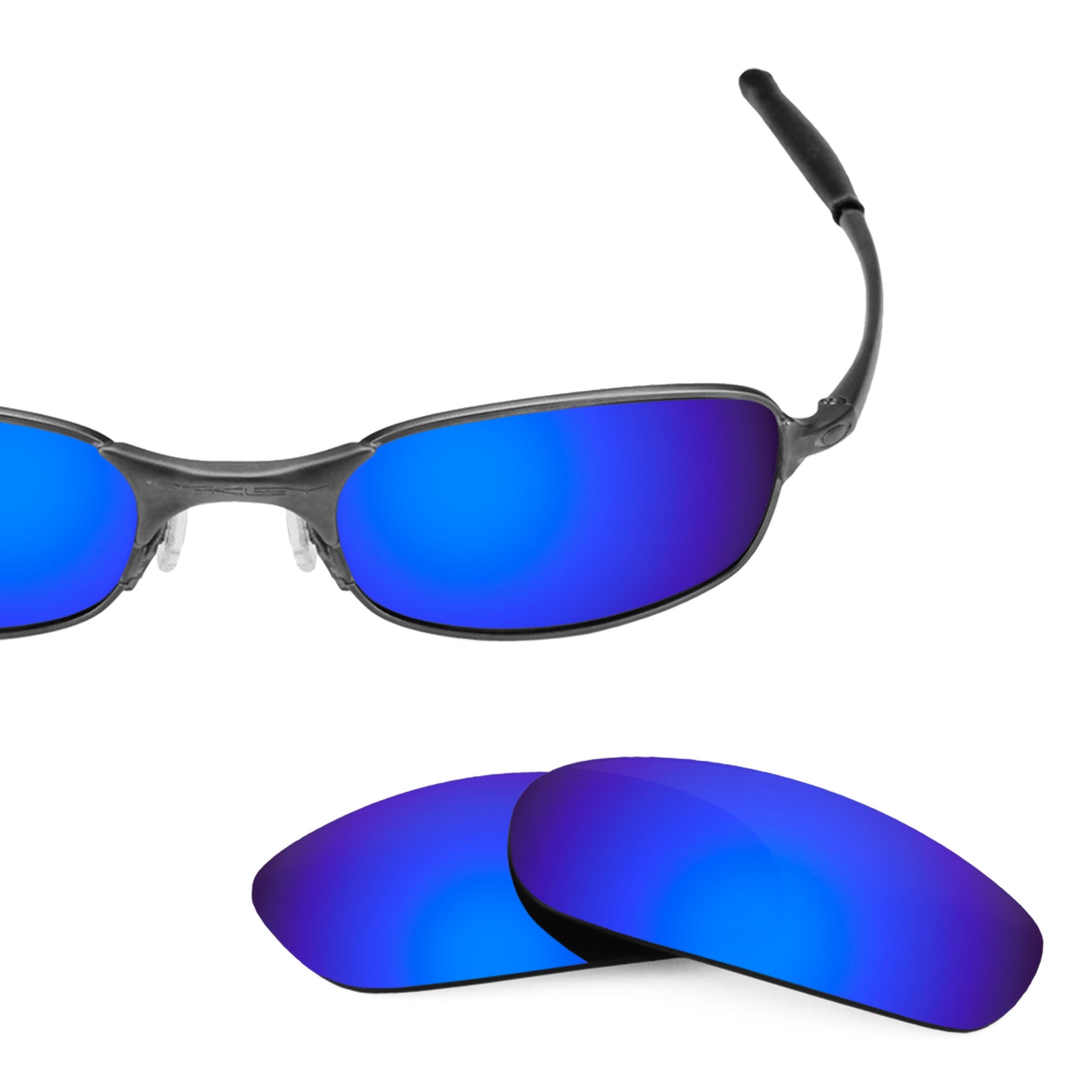 Revant replacement lenses for Oakley Square Wire 2.0 Non-Polarized Tidal Blue