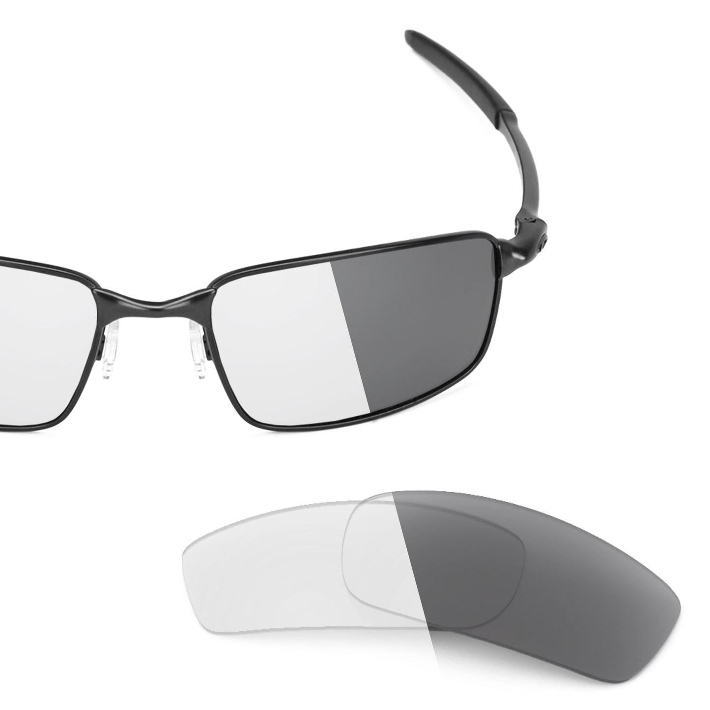 Revant replacement lenses for Oakley Square Wire New (2006) Non-Polarized Adapt Gray Photochromic