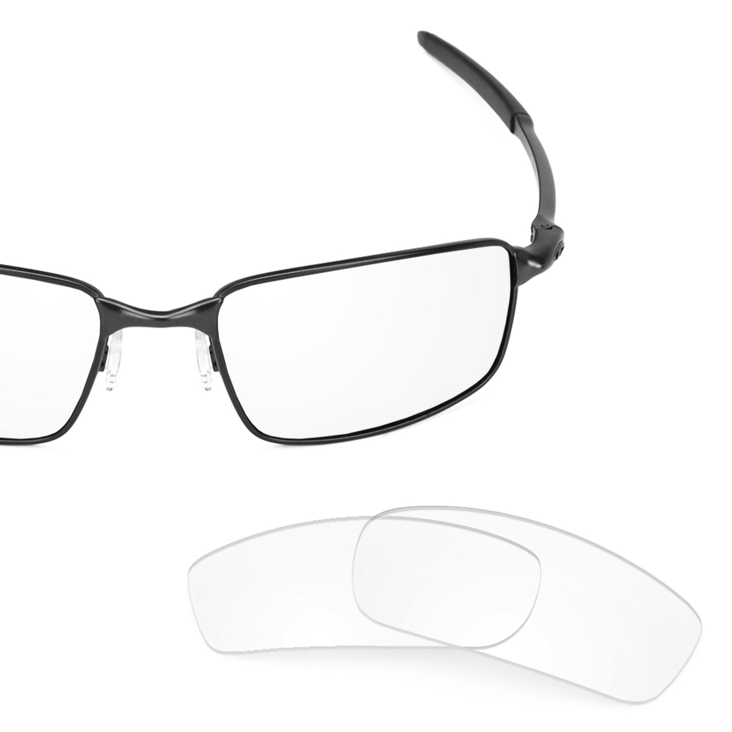 Revant replacement lenses for Oakley Square Wire New (2006) Non-Polarized Crystal Clear
