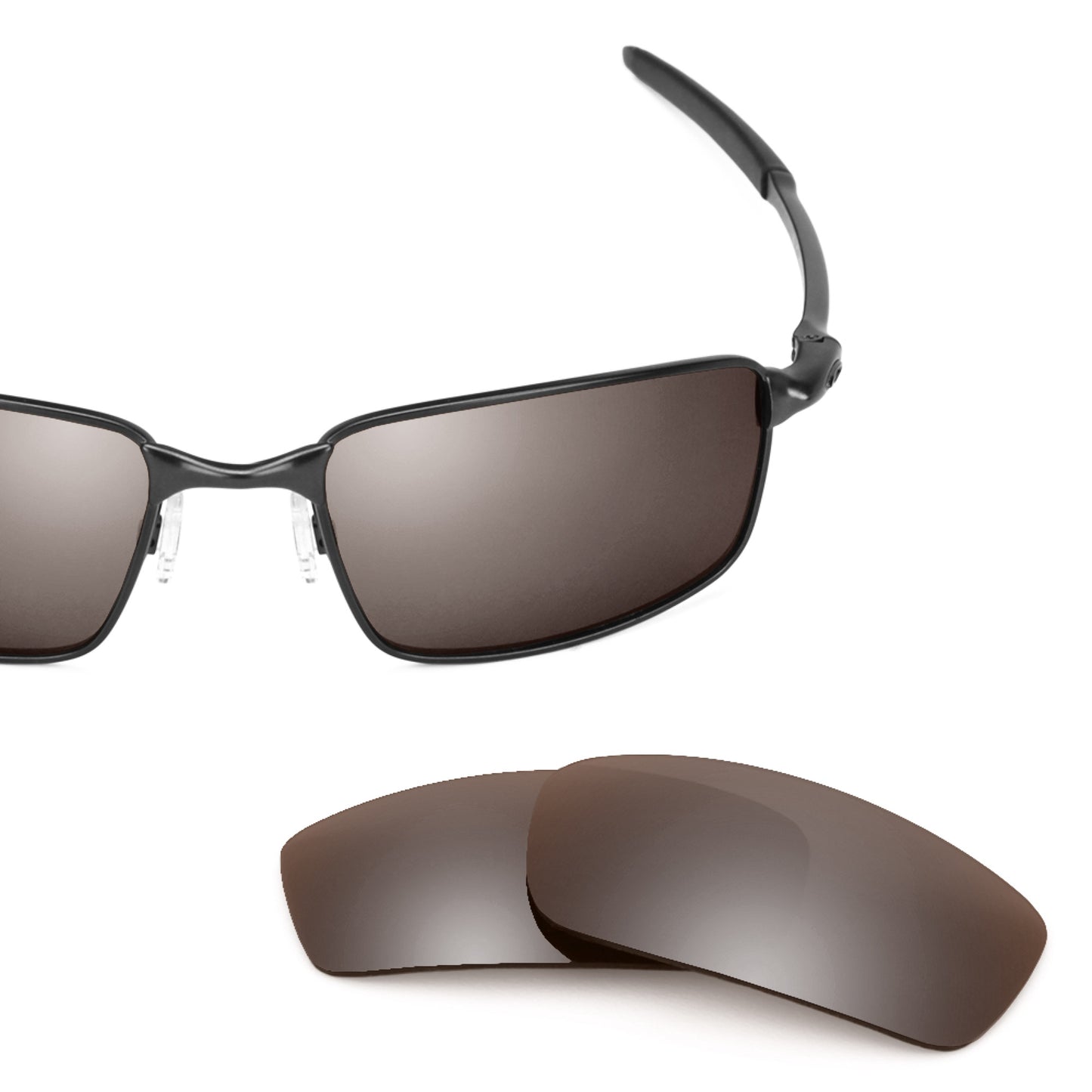 Revant replacement lenses for Oakley Square Wire New (2006) Polarized Flash Bronze