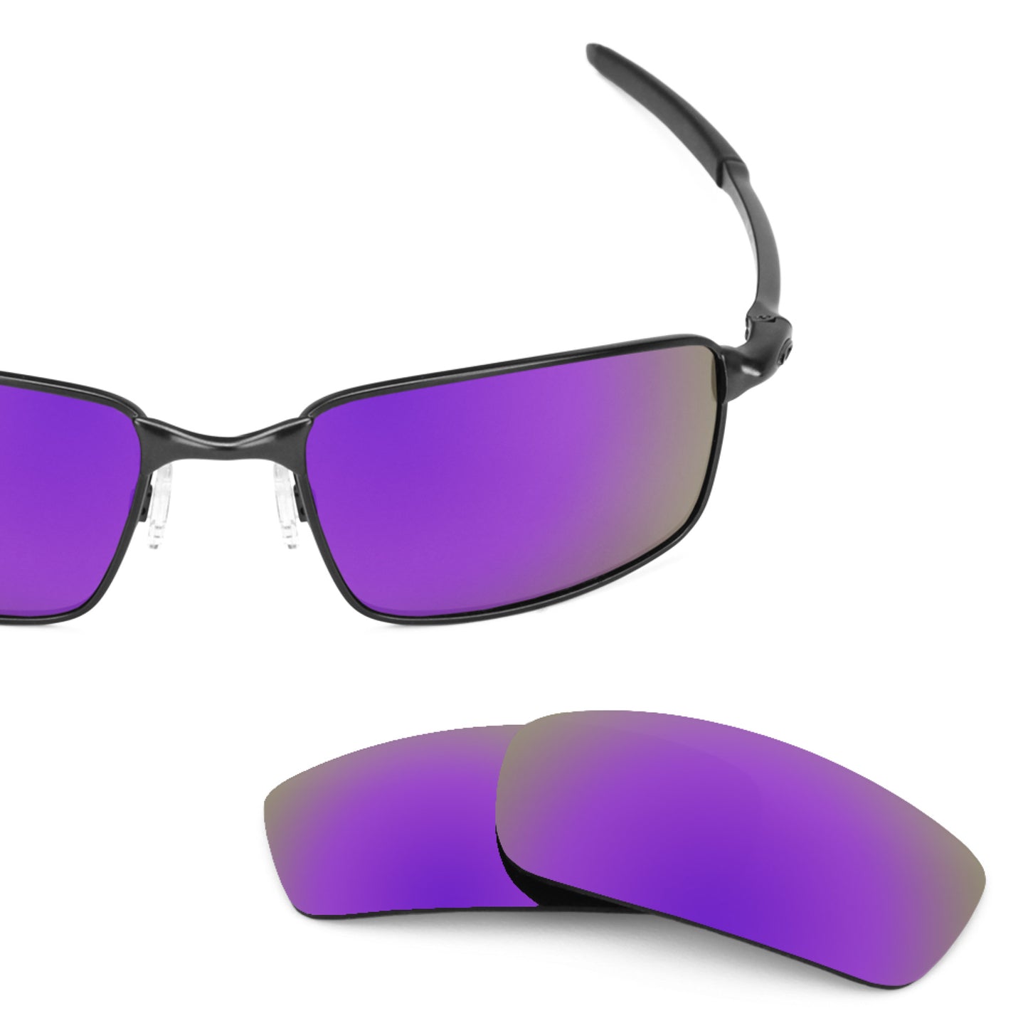 Revant replacement lenses for Oakley Square Wire New (2006) Polarized Plasma Purple