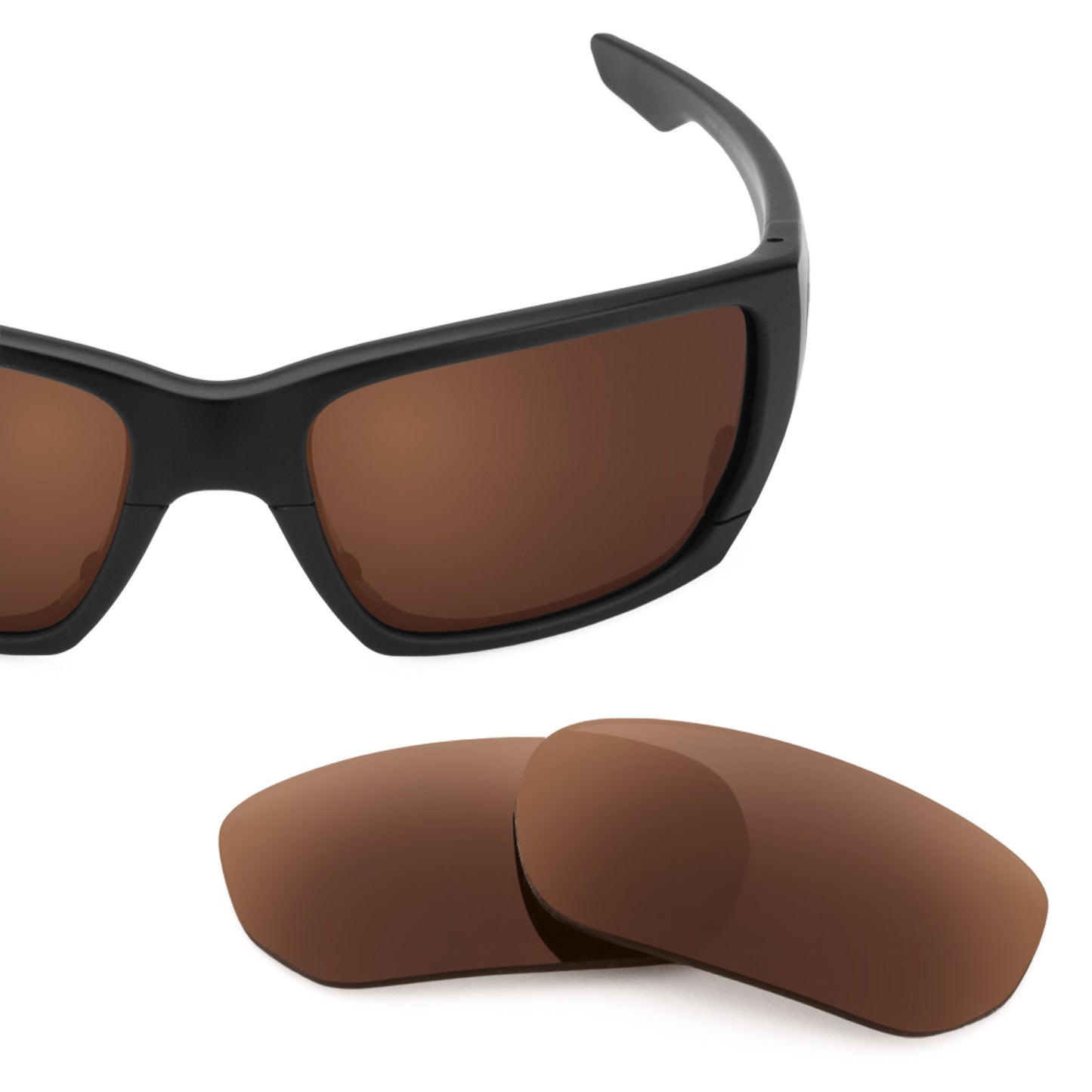Revant replacement lenses for Oakley Style Switch Polarized Dark Brown