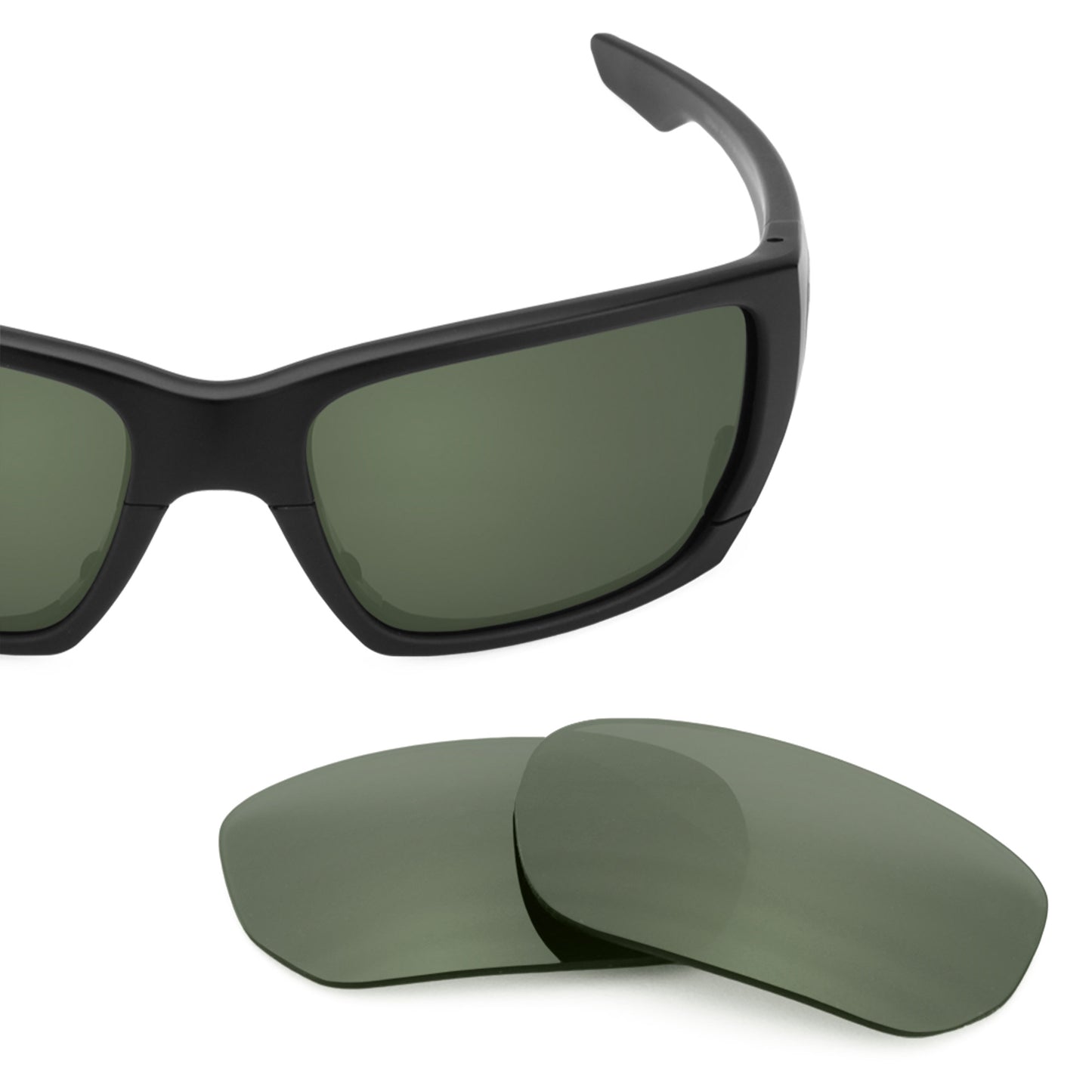 Revant replacement lenses for Oakley Style Switch Elite Polarized Gray Green
