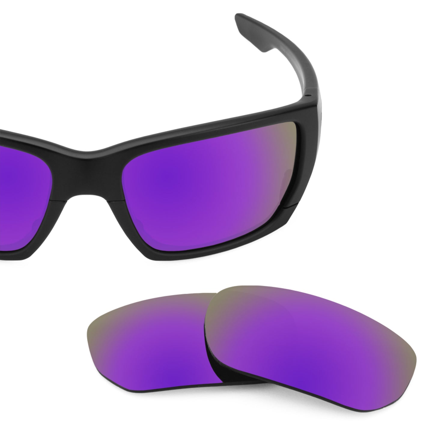 Revant replacement lenses for Oakley Style Switch Polarized Plasma Purple