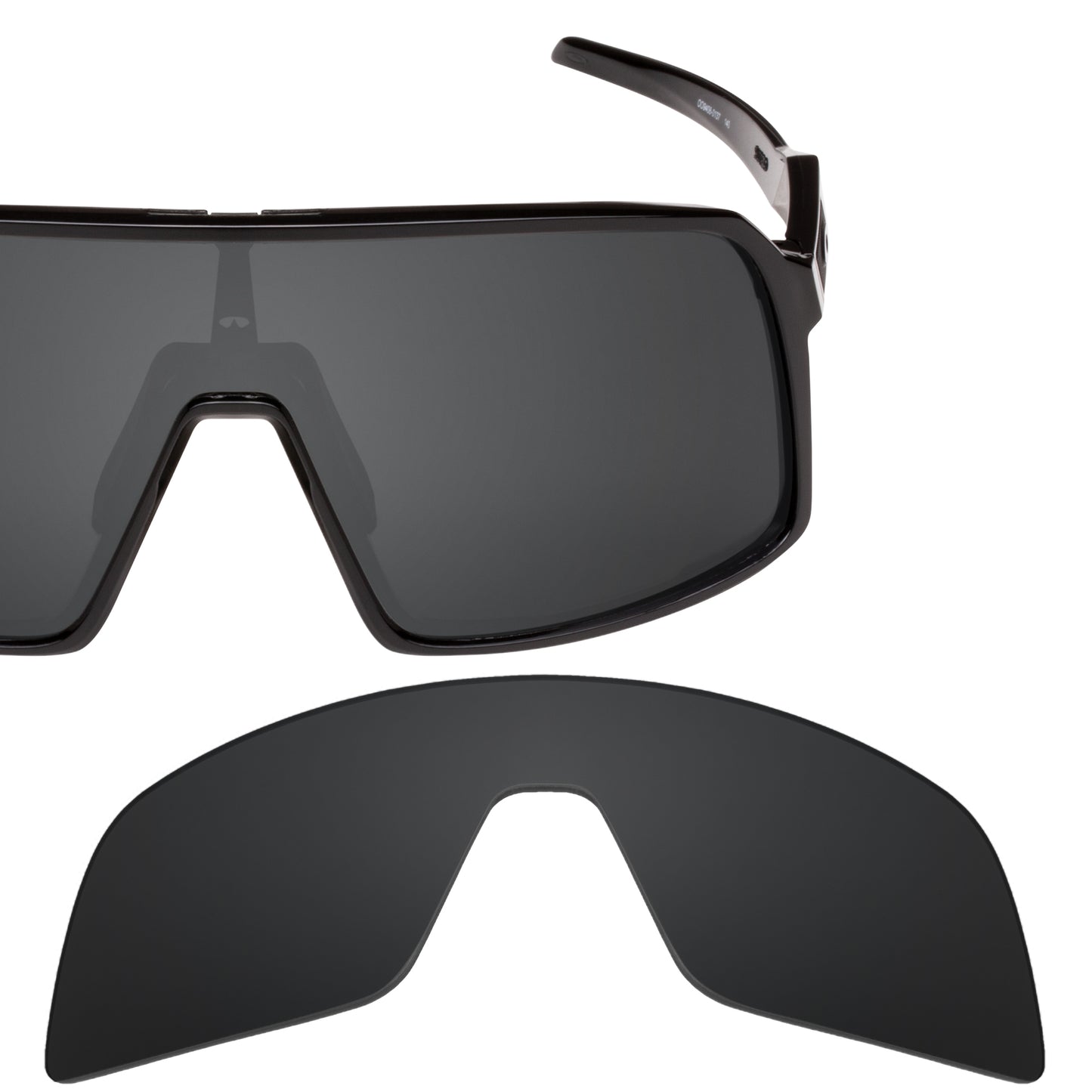 Revant replacement lenses for Oakley Sutro (Low Bridge Fit) Elite Polarized Stealth Black