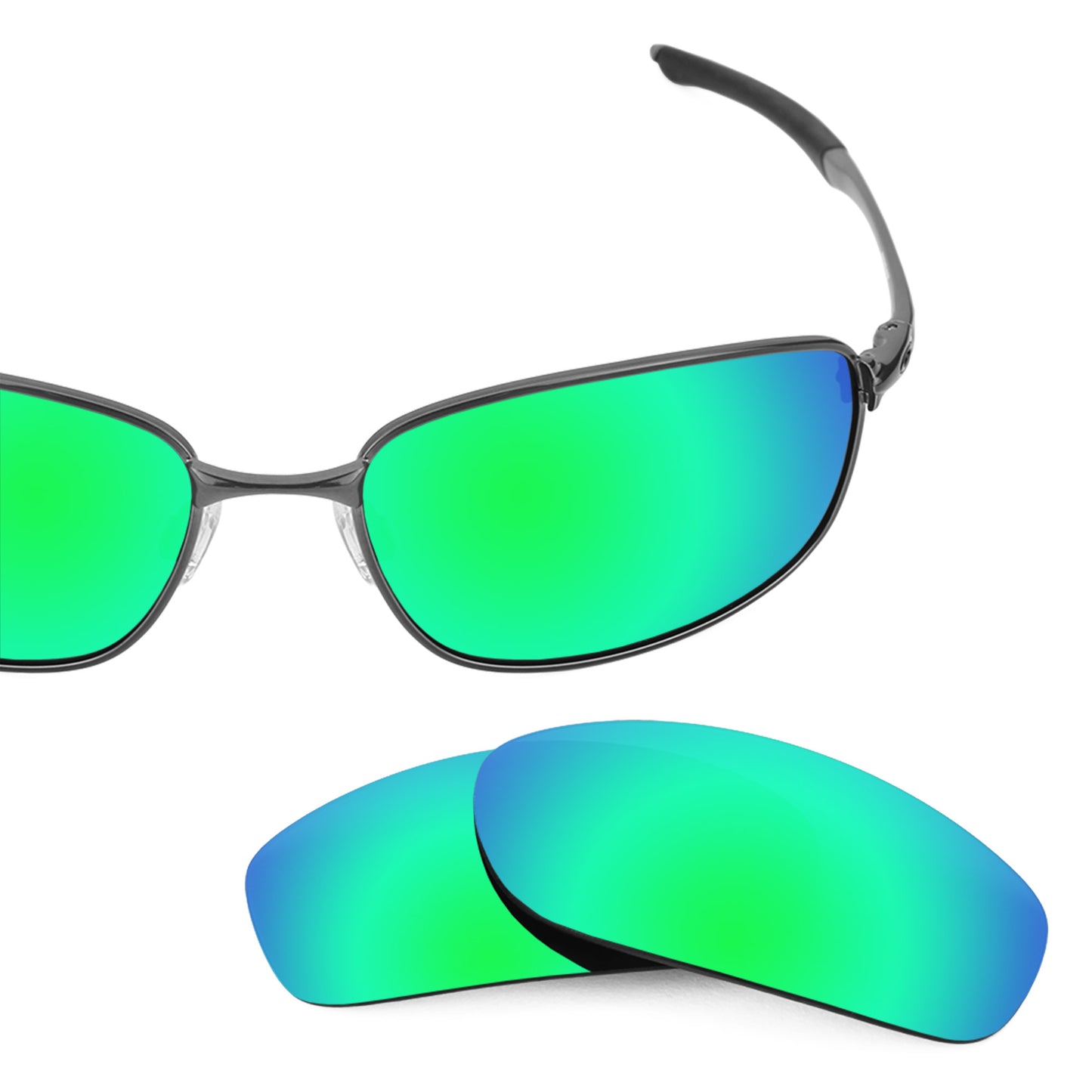 Revant replacement lenses for Oakley Taper Elite Polarized Emerald Green