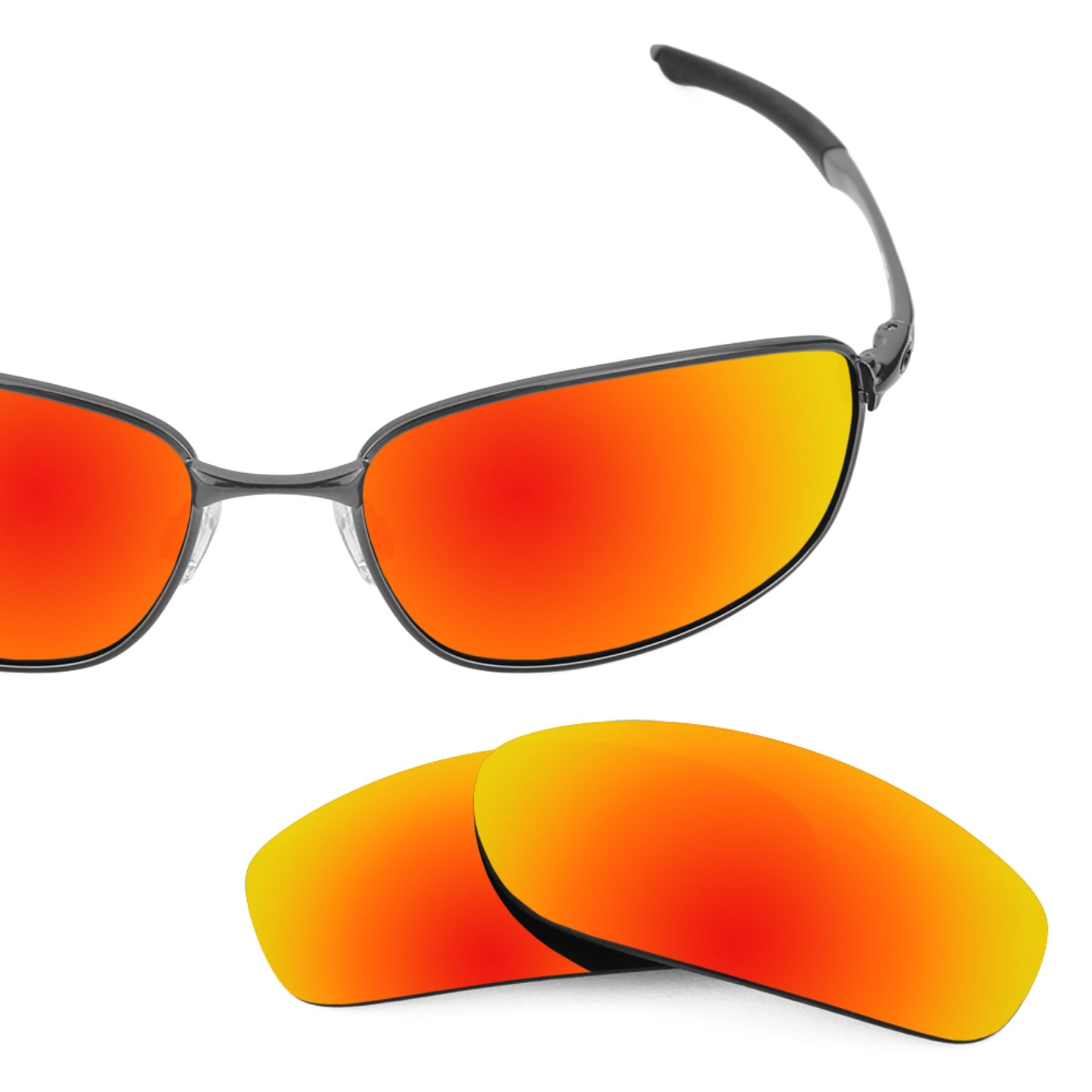 Revant replacement lenses for Oakley Taper Non-Polarized Fire Red