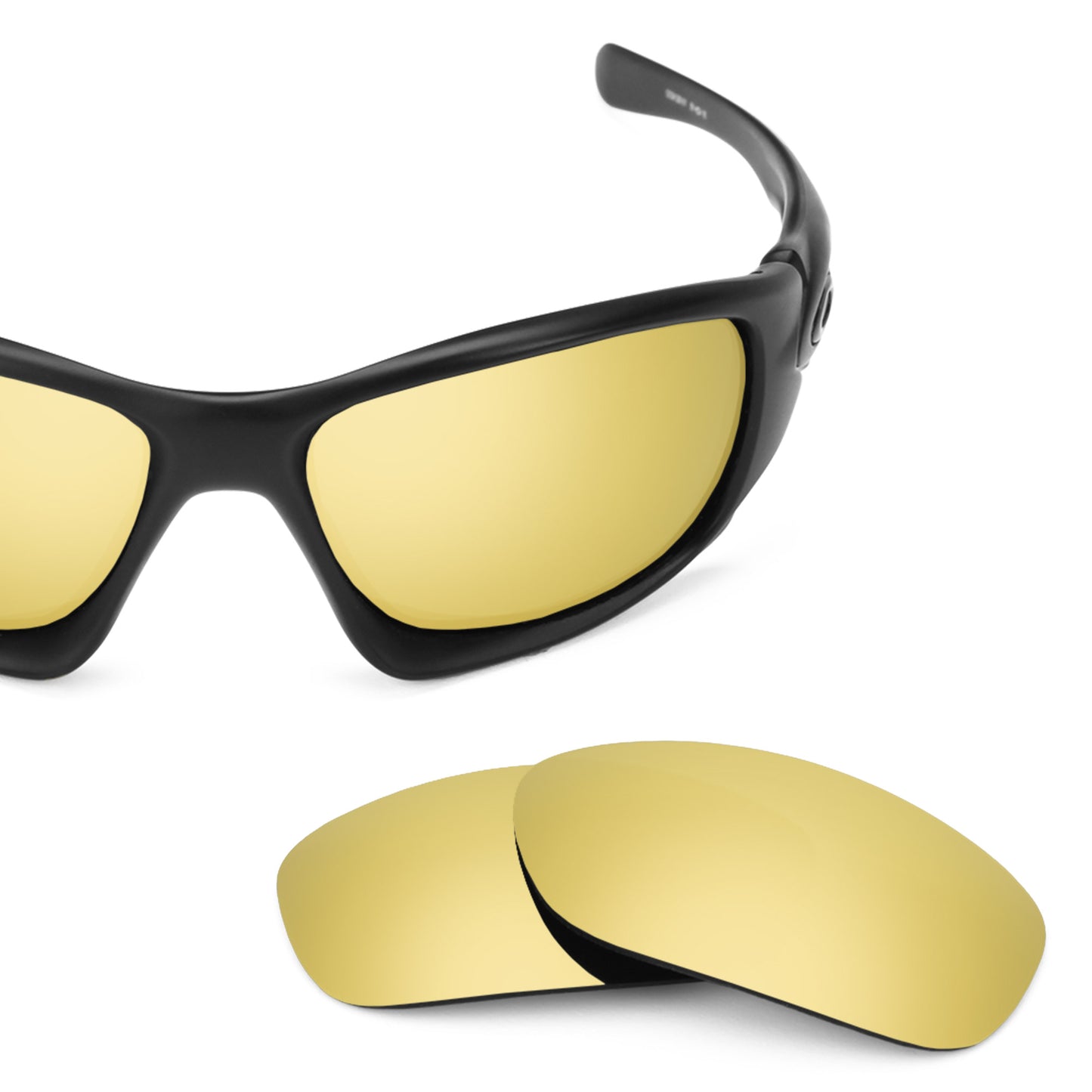 Revant replacement lenses for Oakley Ten Elite Polarized Flare Gold