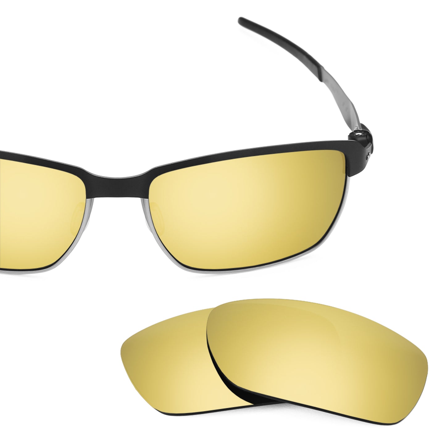 Revant replacement lenses for Oakley Tinfoil Non-Polarized Flare Gold