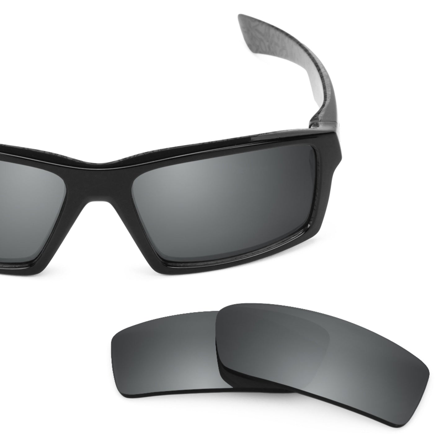 Revant replacement lenses for Oakley Twitch Polarized Black Chrome