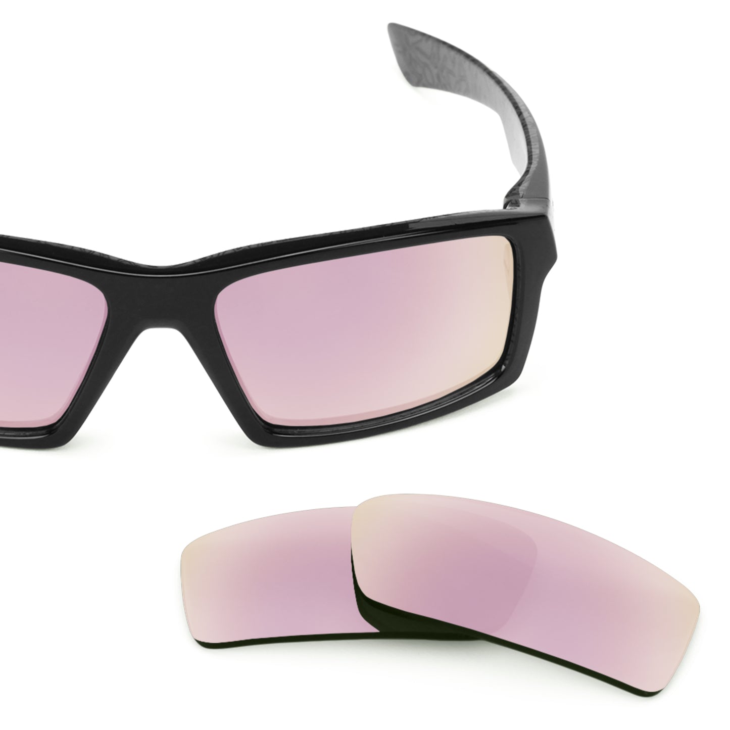 Revant replacement lenses for Oakley Twitch Polarized Rose Gold