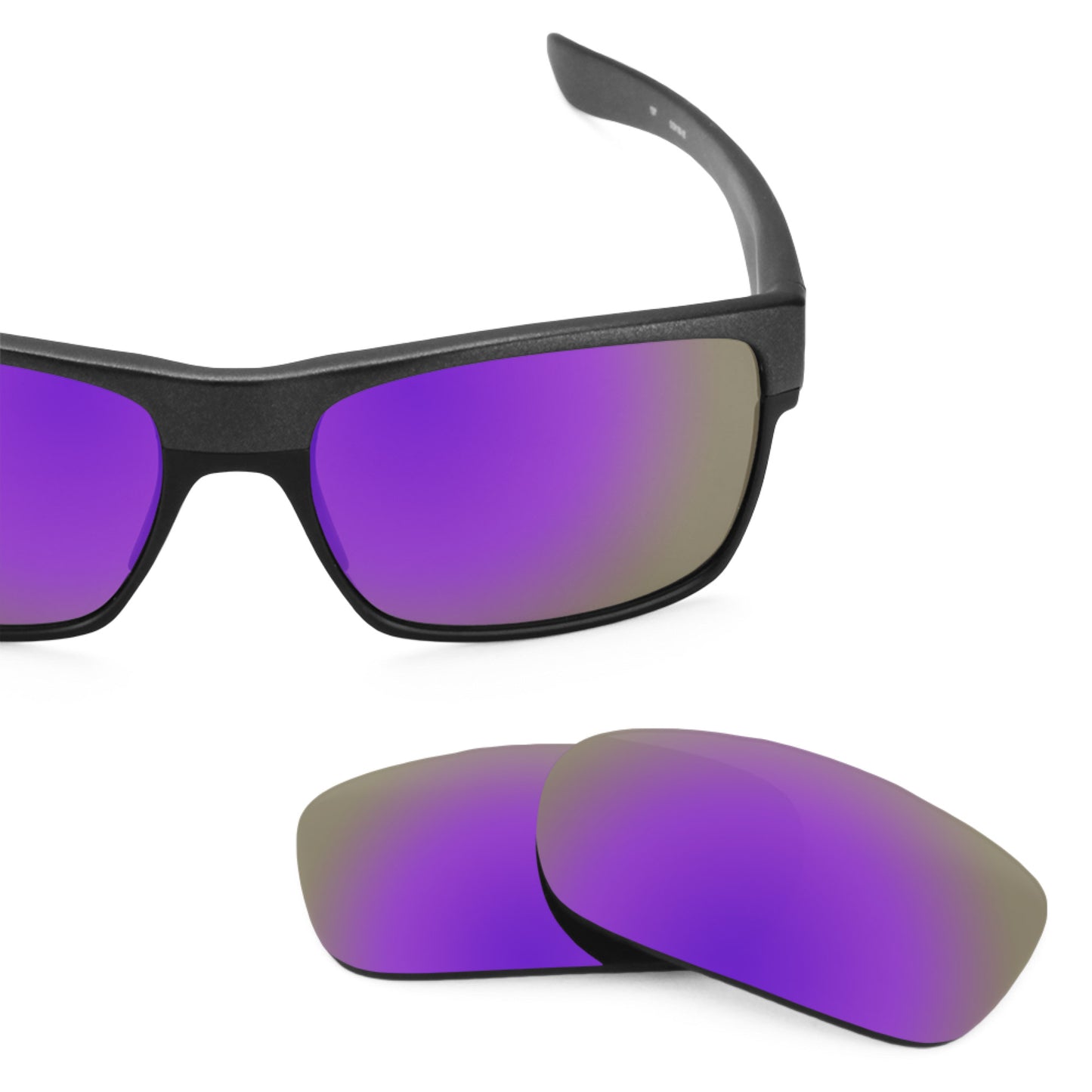 Revant replacement lenses for Oakley TwoFace Polarized Plasma Purple