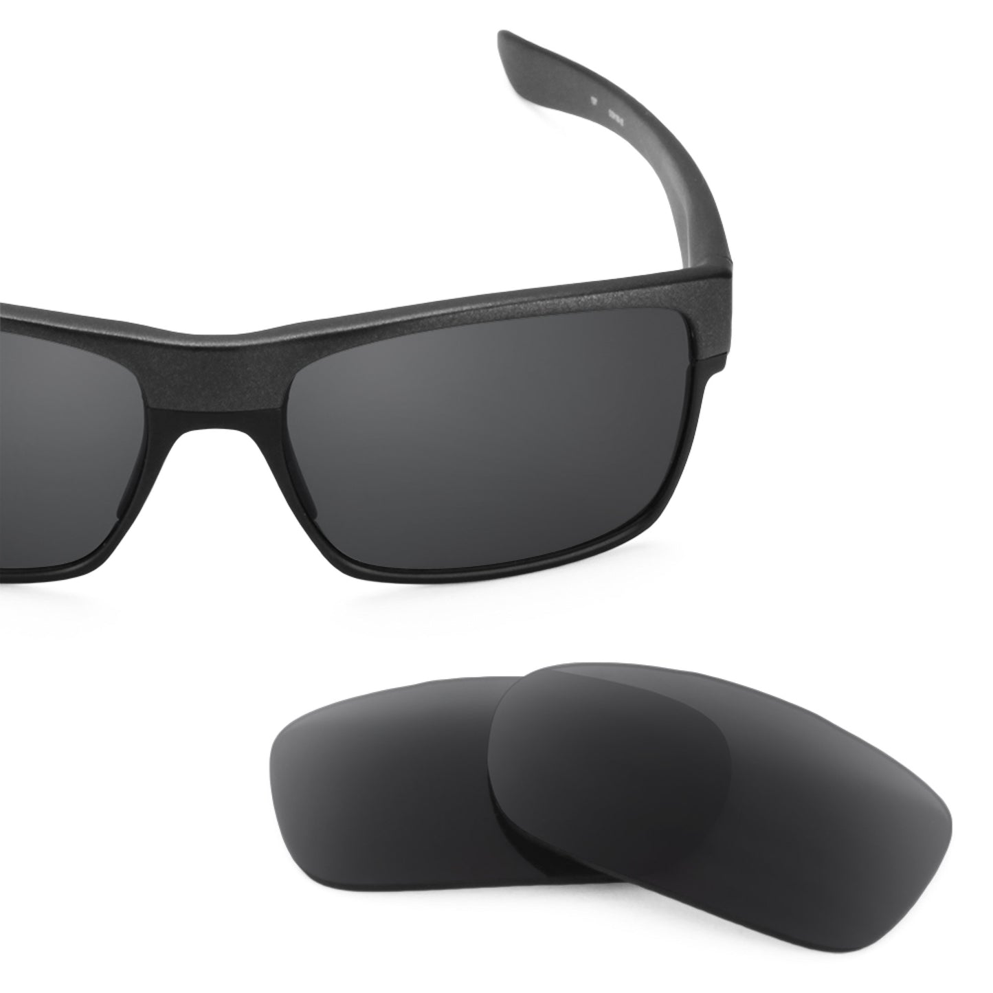 Revant replacement lenses for Oakley TwoFace Elite Polarized Stealth Black
