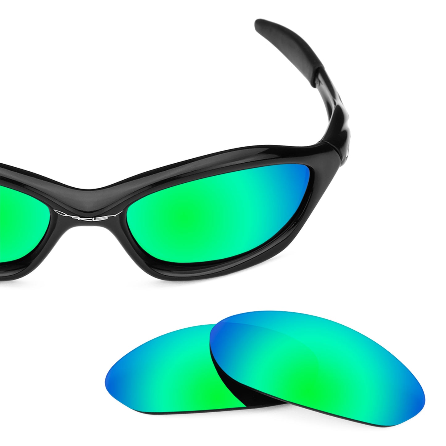 Revant replacement lenses for Oakley Unknown Elite Polarized Emerald Green