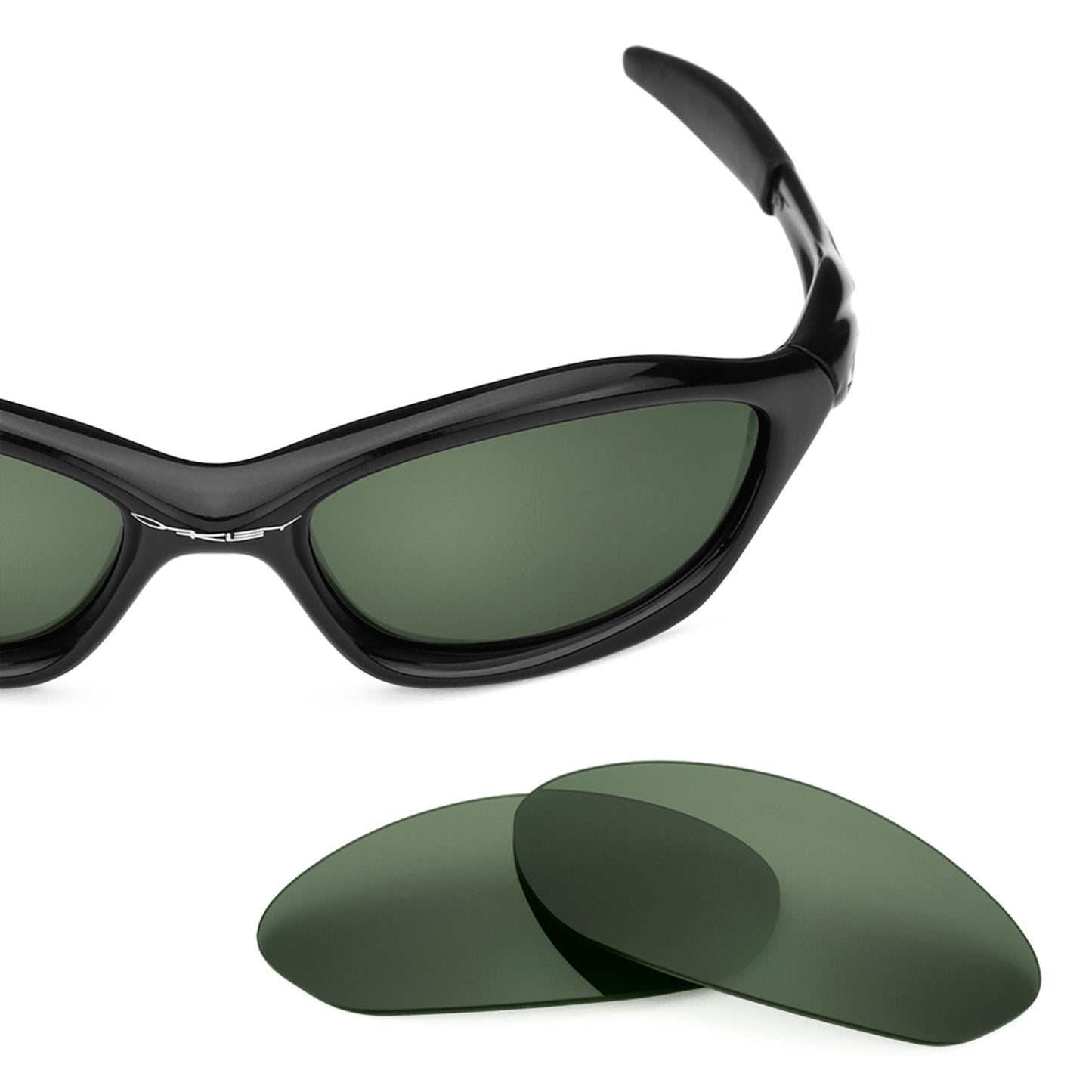 Revant replacement lenses for Oakley Unknown Elite Polarized Gray Green