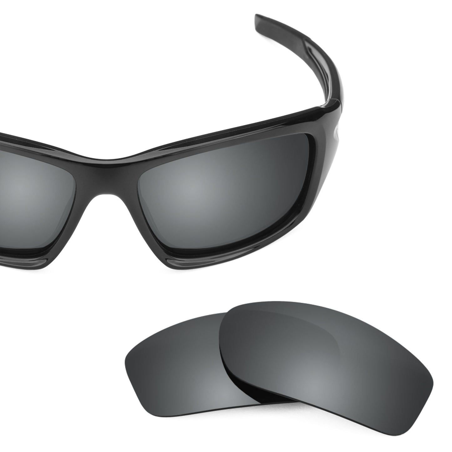Revant replacement lenses for Oakley Valve Elite Polarized Black Chrome