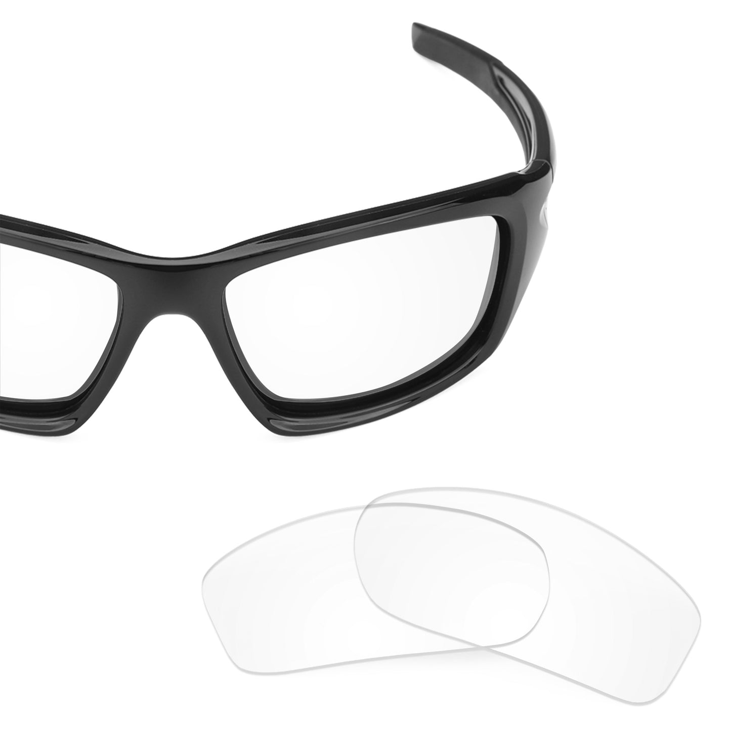 Revant replacement lenses for Oakley Valve Non-Polarized Crystal Clear