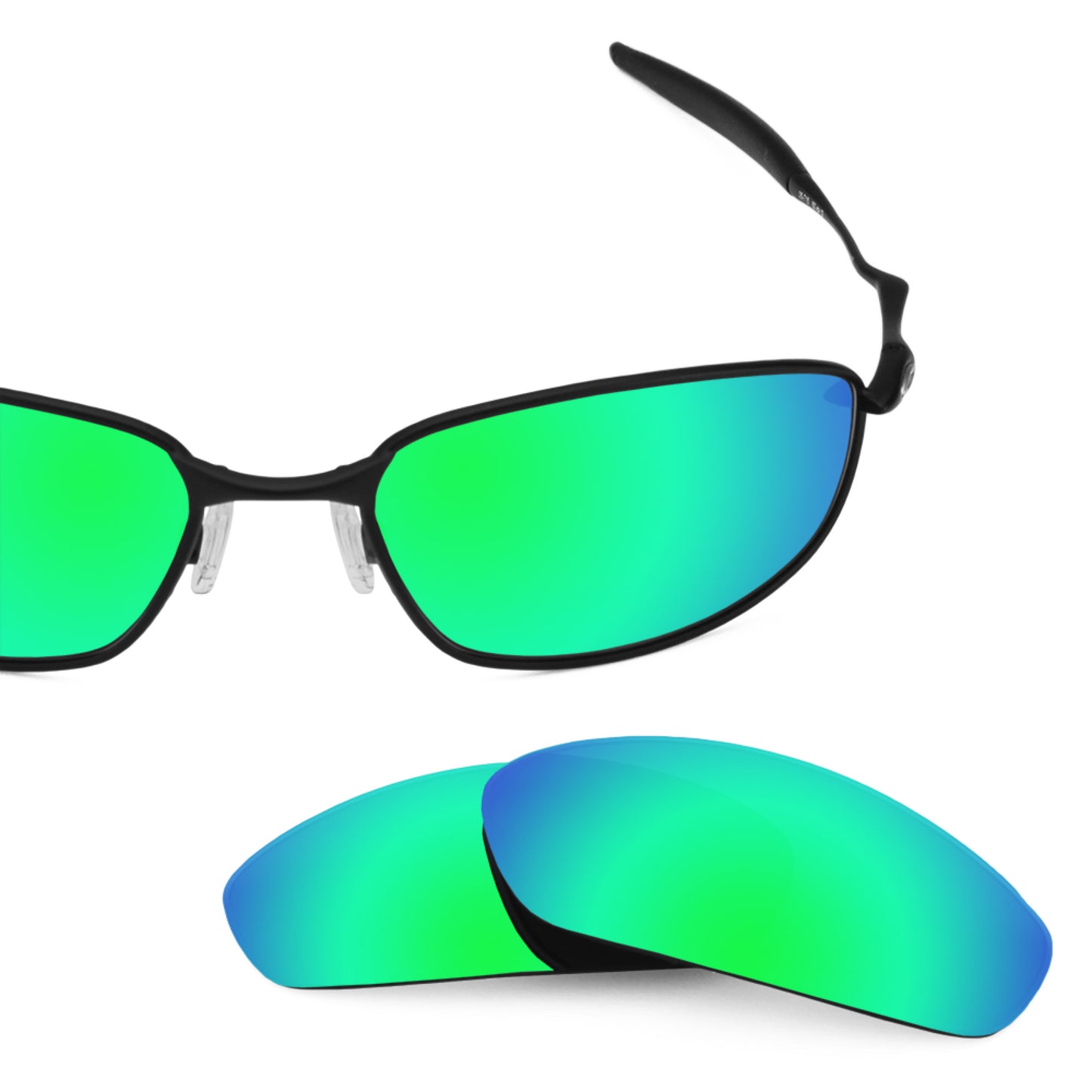 Revant replacement lenses for Oakley Whisker Elite Polarized Emerald Green