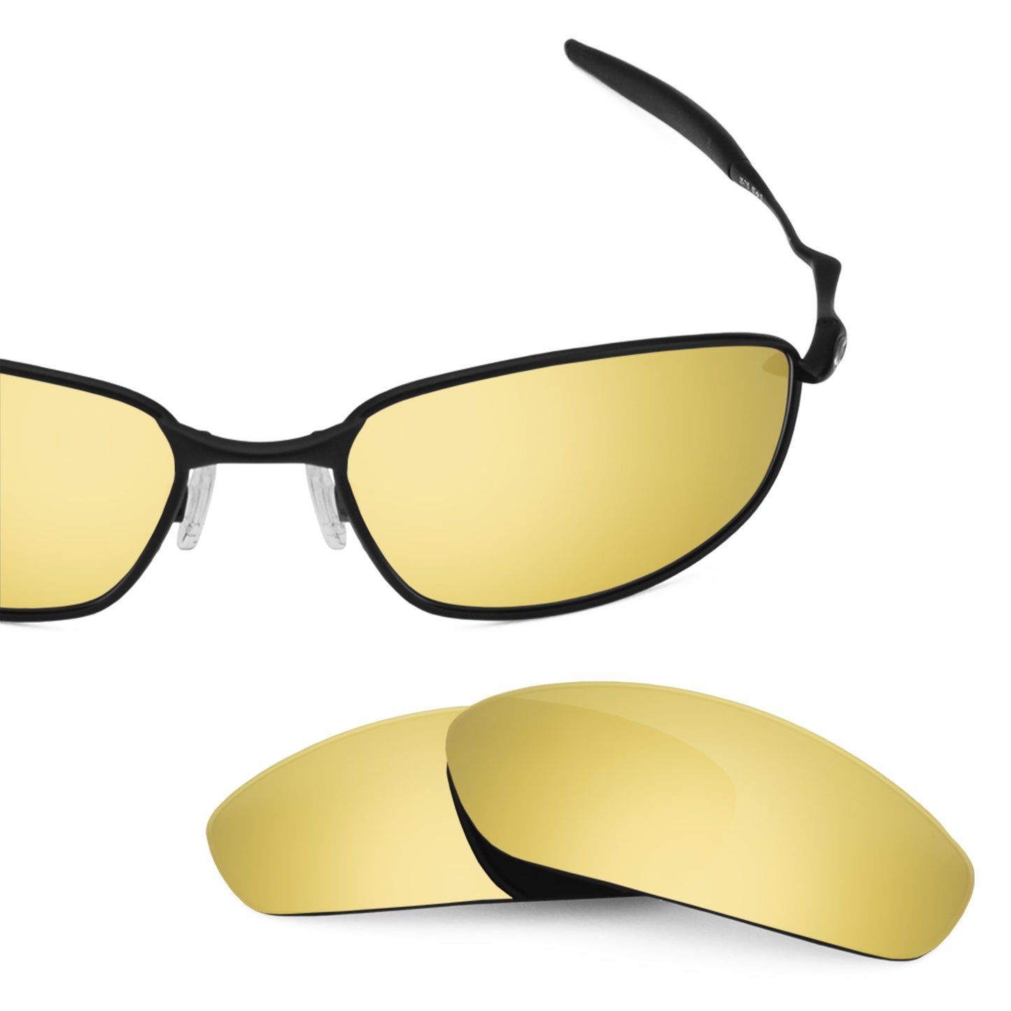 Revant replacement lenses for Oakley Whisker Non-Polarized Flare Gold