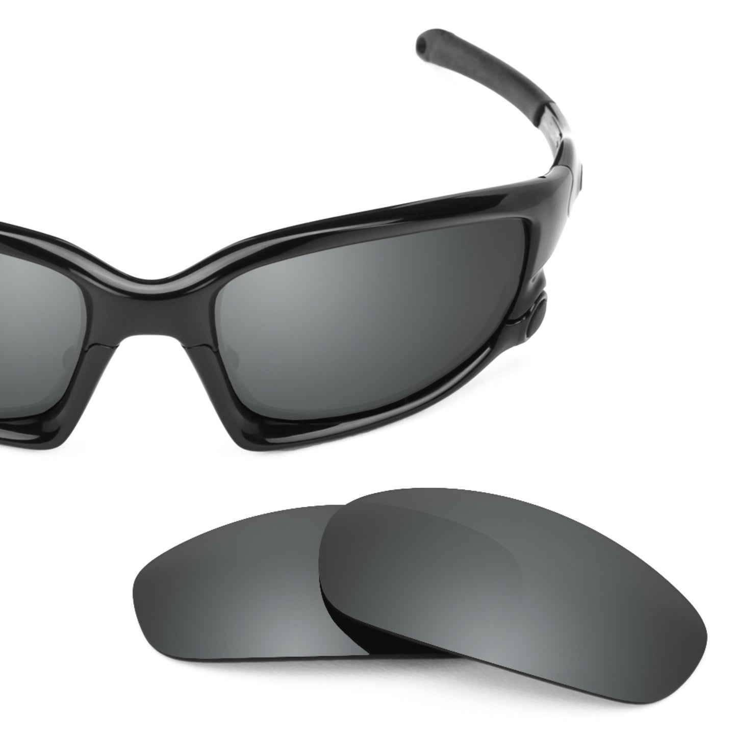 Revant replacement lenses for Oakley Wind Jacket Elite Polarized Black Chrome