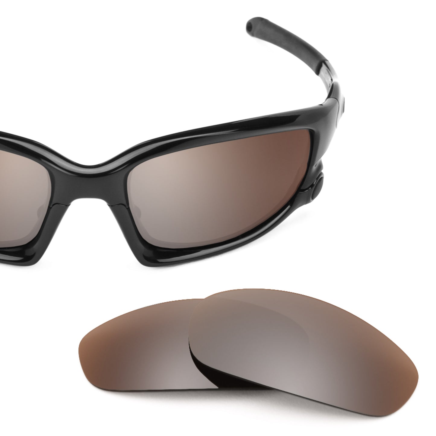 Revant replacement lenses for Oakley Wind Jacket Non-Polarized Flash Bronze